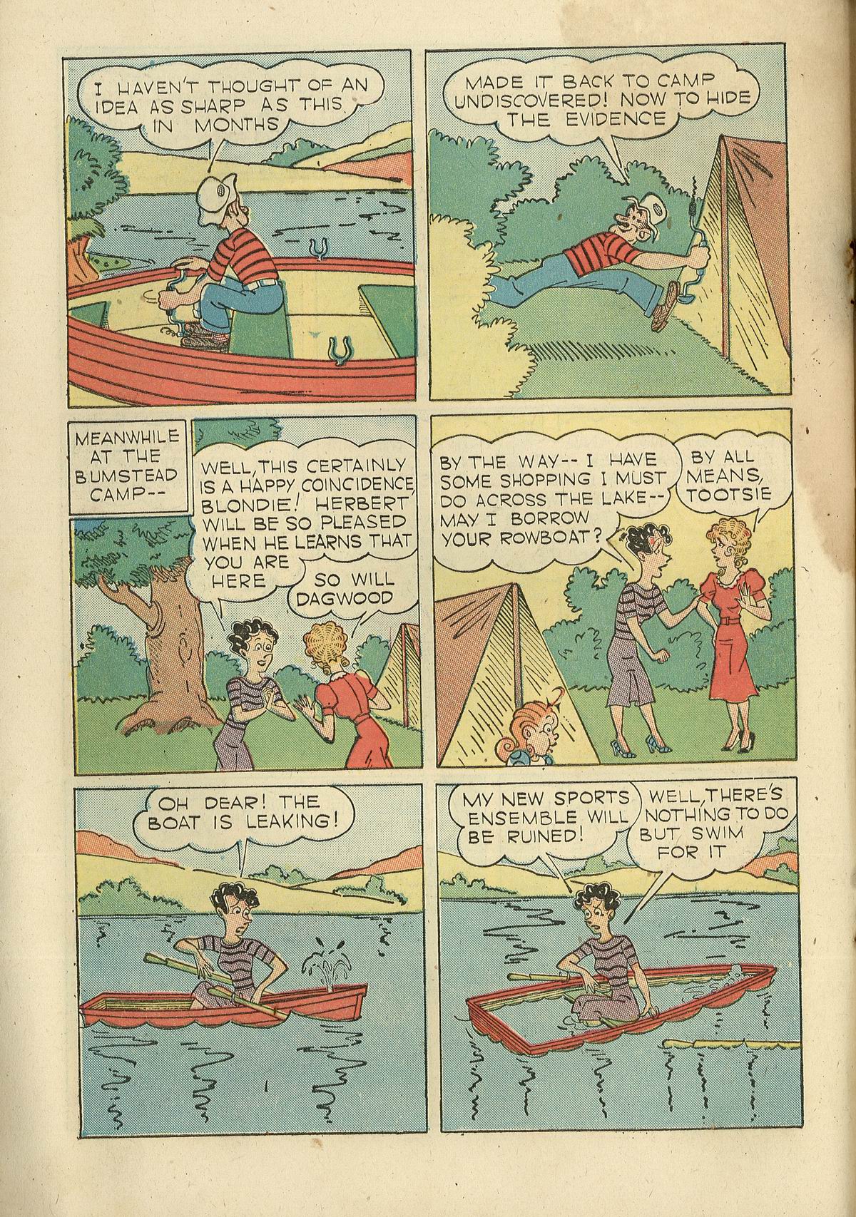Read online Blondie Comics (1947) comic -  Issue #12 - 10
