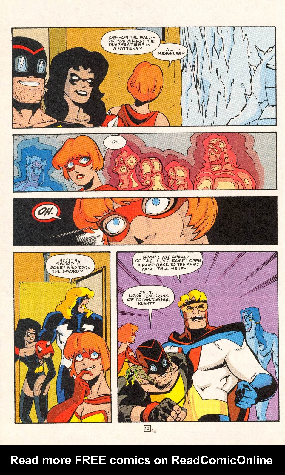 Read online Young Heroes in Love comic -  Issue #3 - 14