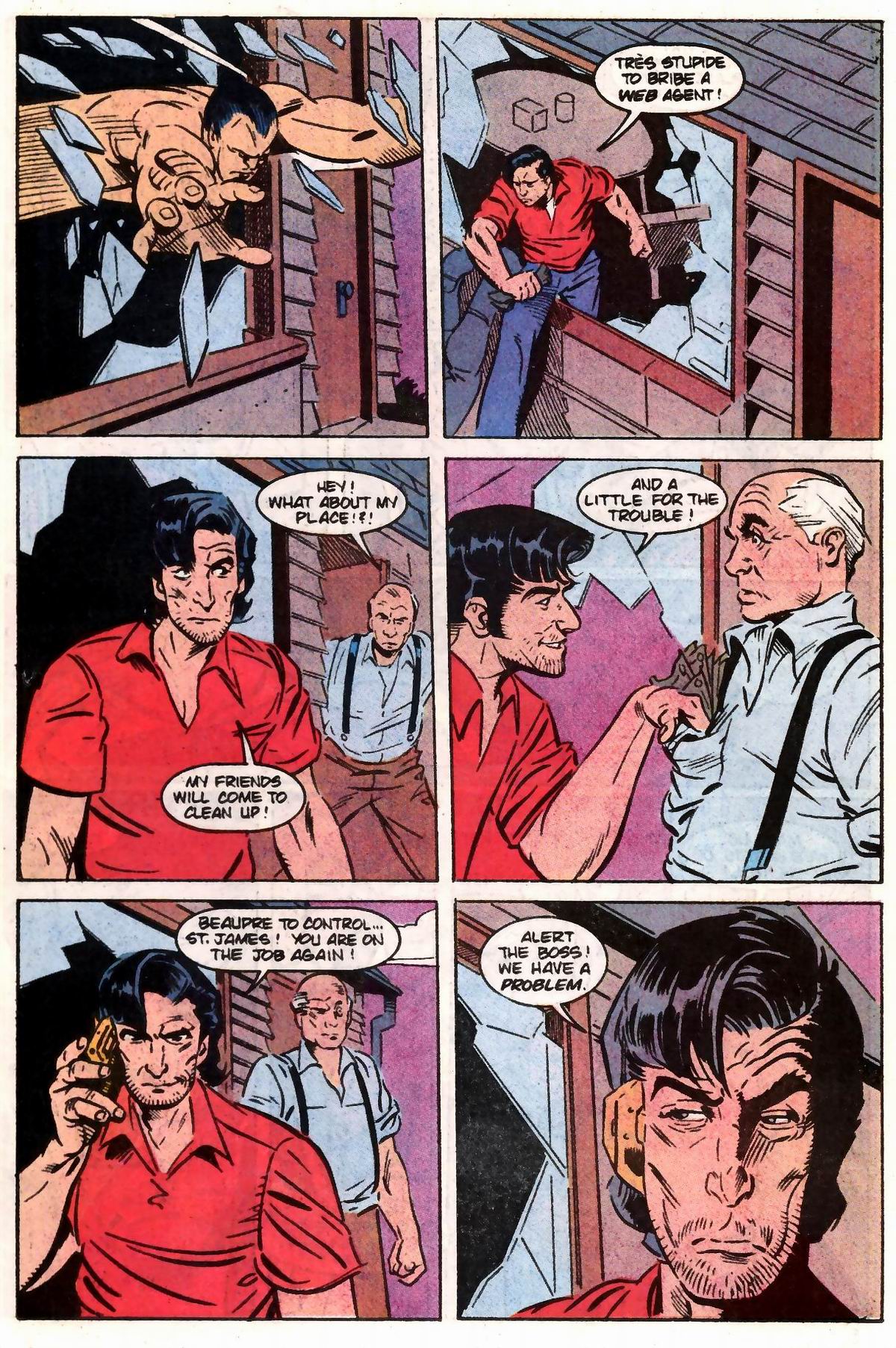 Read online The Web (1991) comic -  Issue #6 - 14