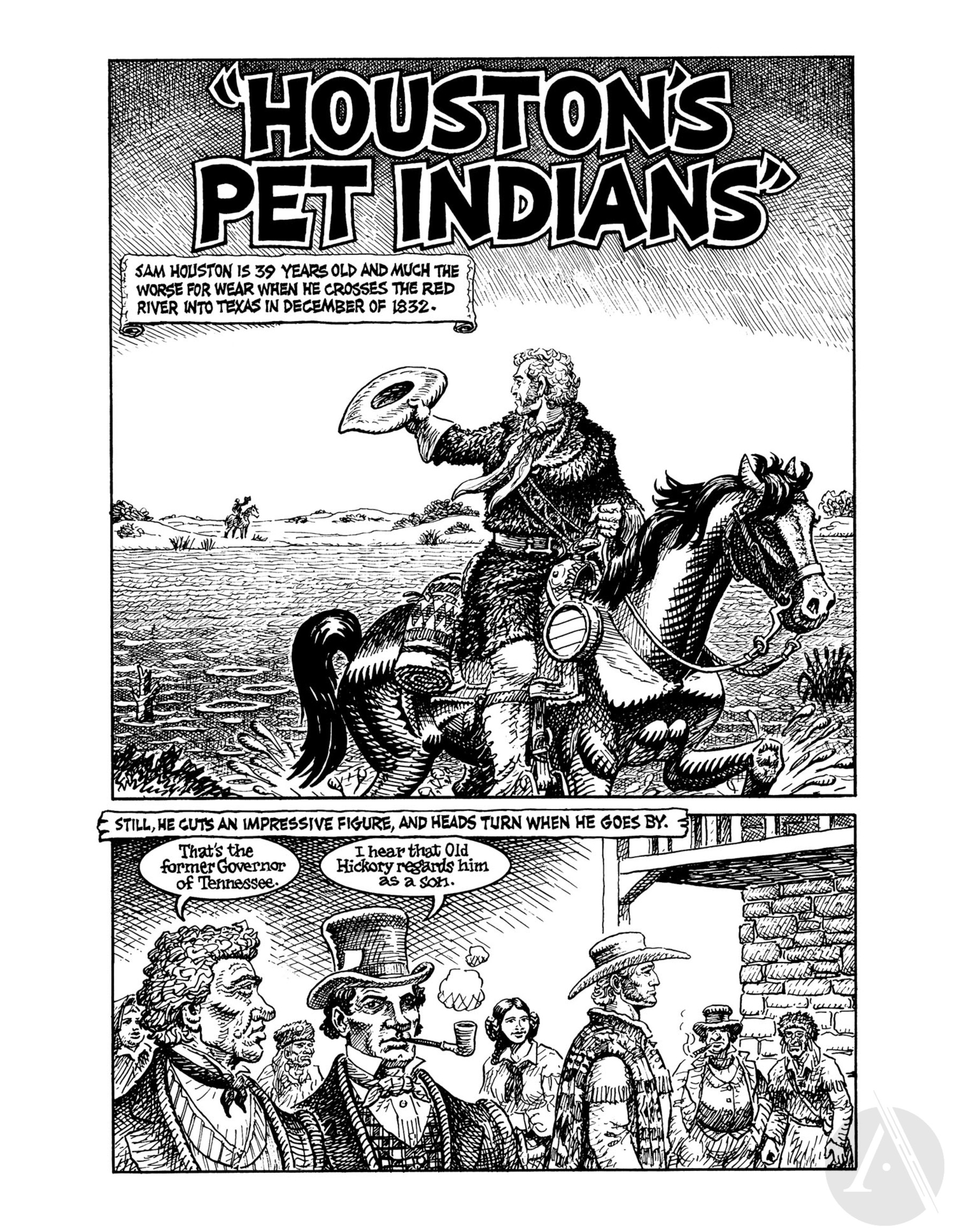 Read online Indian Lover: Sam Houston & the Cherokees comic -  Issue # TPB - 65