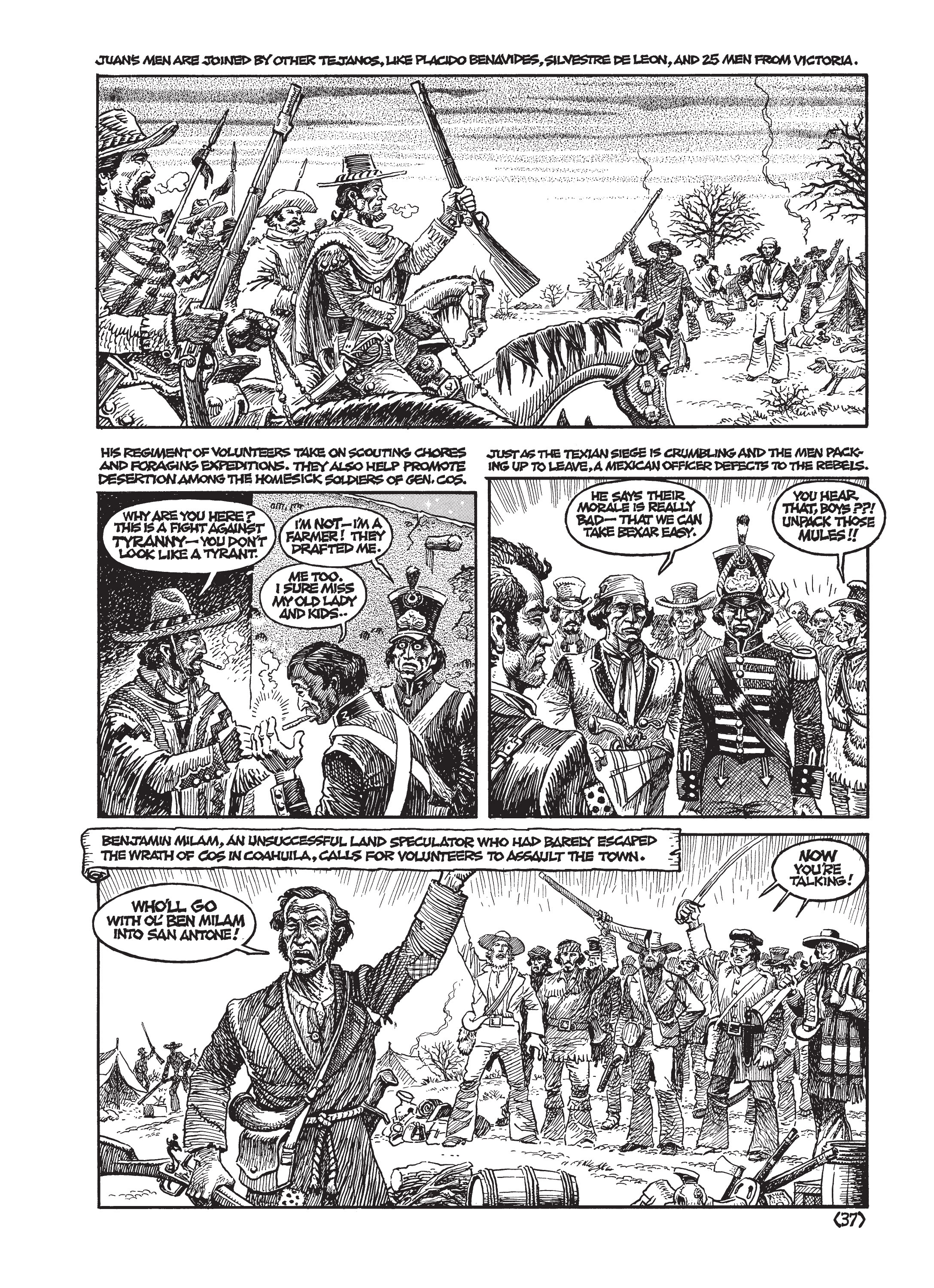 Read online Jack Jackson's American History: Los Tejanos and Lost Cause comic -  Issue # TPB (Part 1) - 41