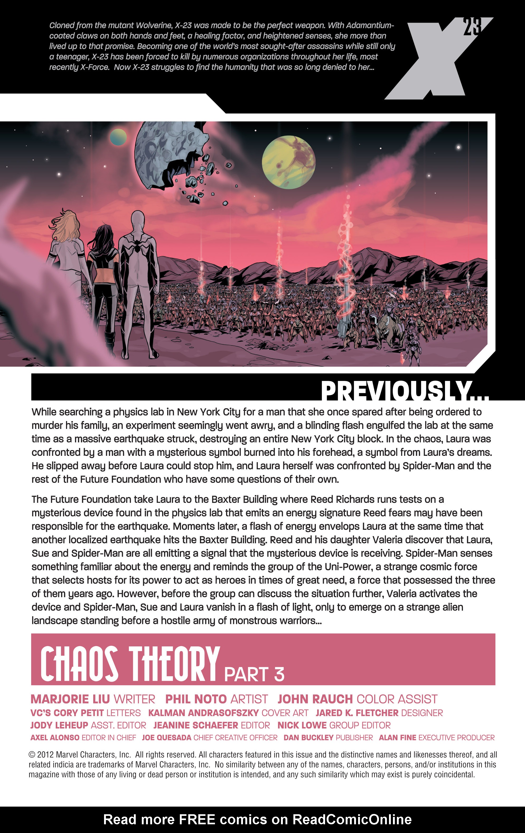 Read online X-23 (2010) comic -  Issue #15 - 2