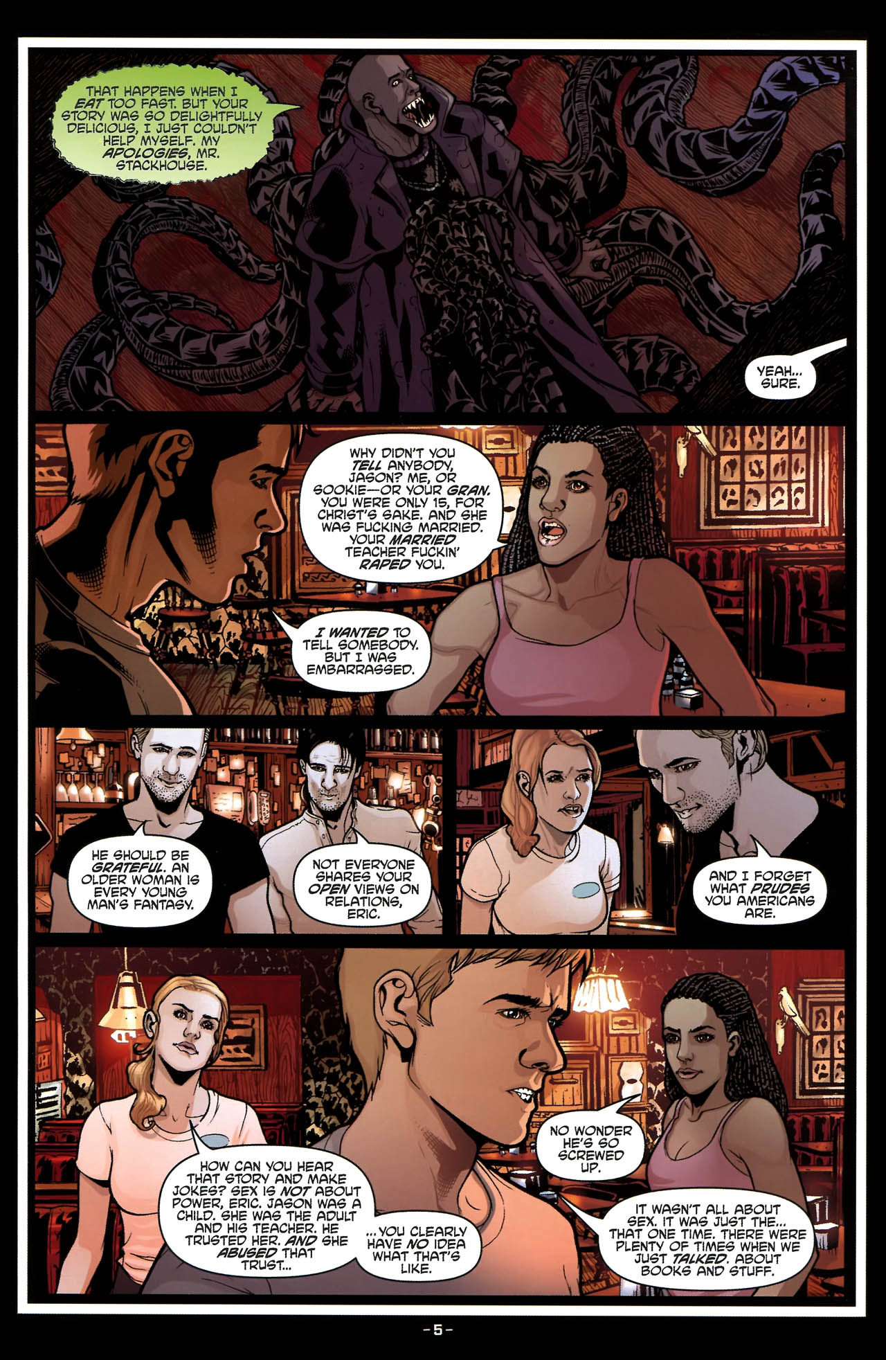 Read online True Blood (2010) comic -  Issue #5 - 8