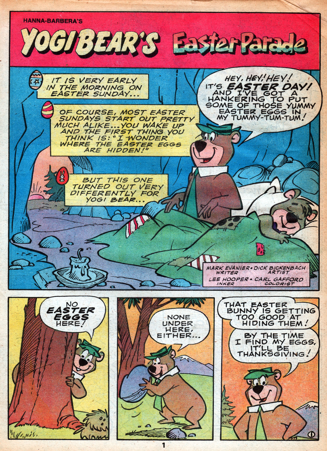 Read online Yogi Bear's Easter Parade comic -  Issue # Full - 3