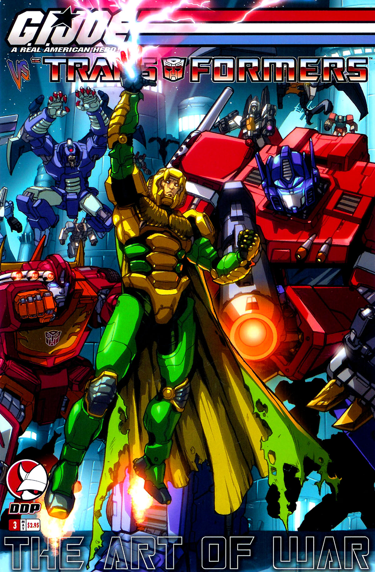 Read online G.I. Joe vs. The Transformers III: The Art of War comic -  Issue #3 - 1