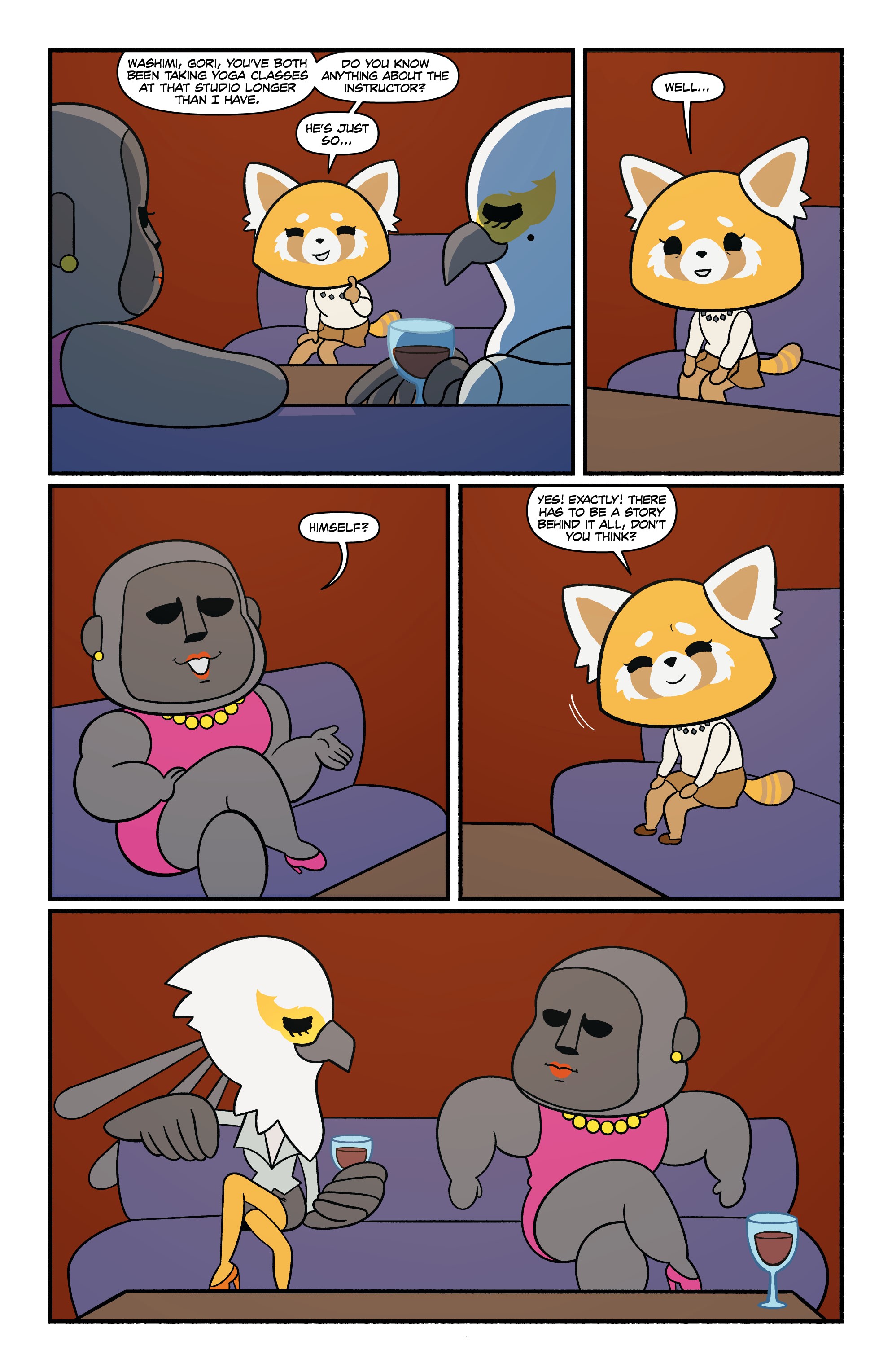 Read online Aggretsuko Meet Her Friends comic -  Issue #1 - 6