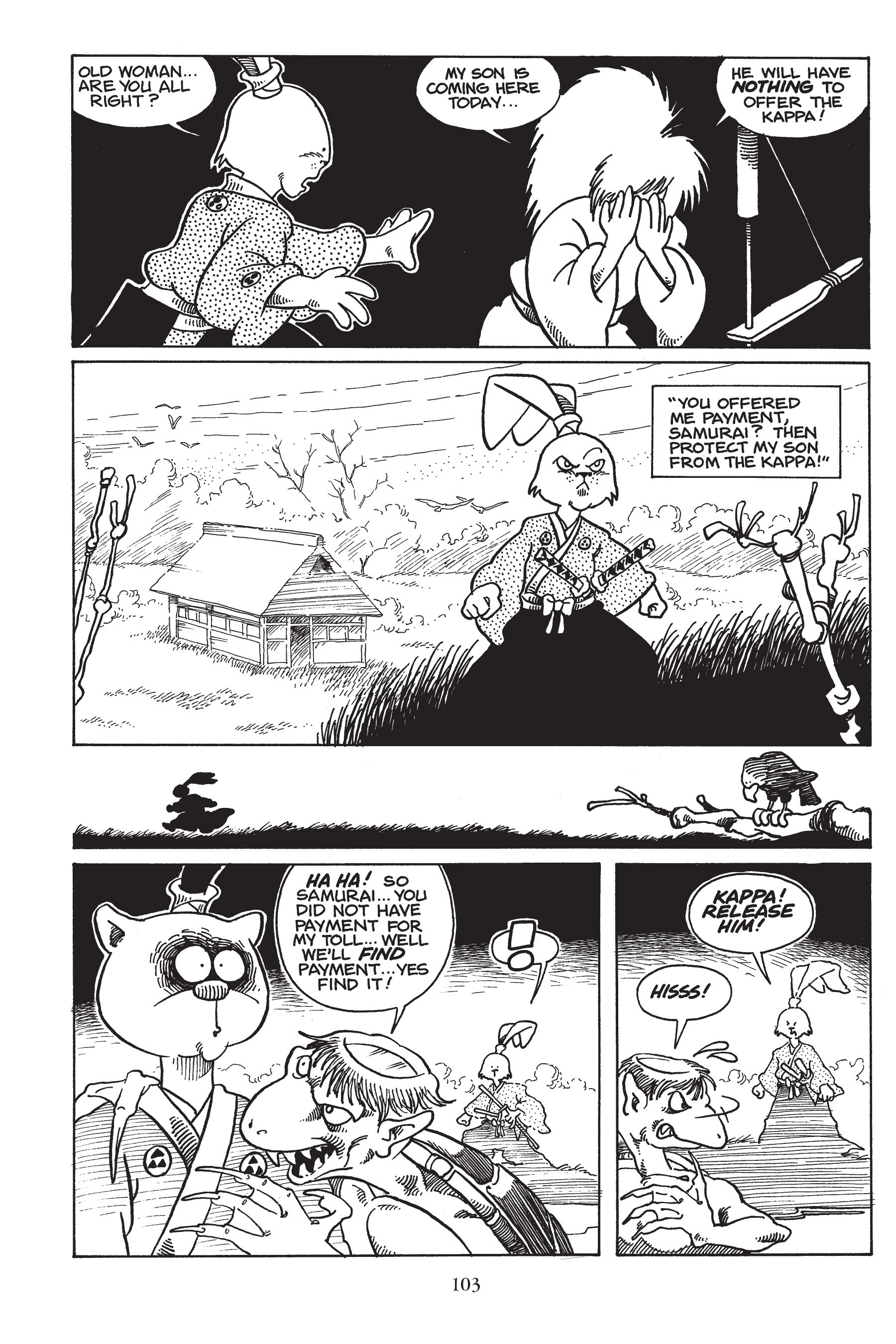 Read online Usagi Yojimbo (1987) comic -  Issue # _TPB 2 - 104