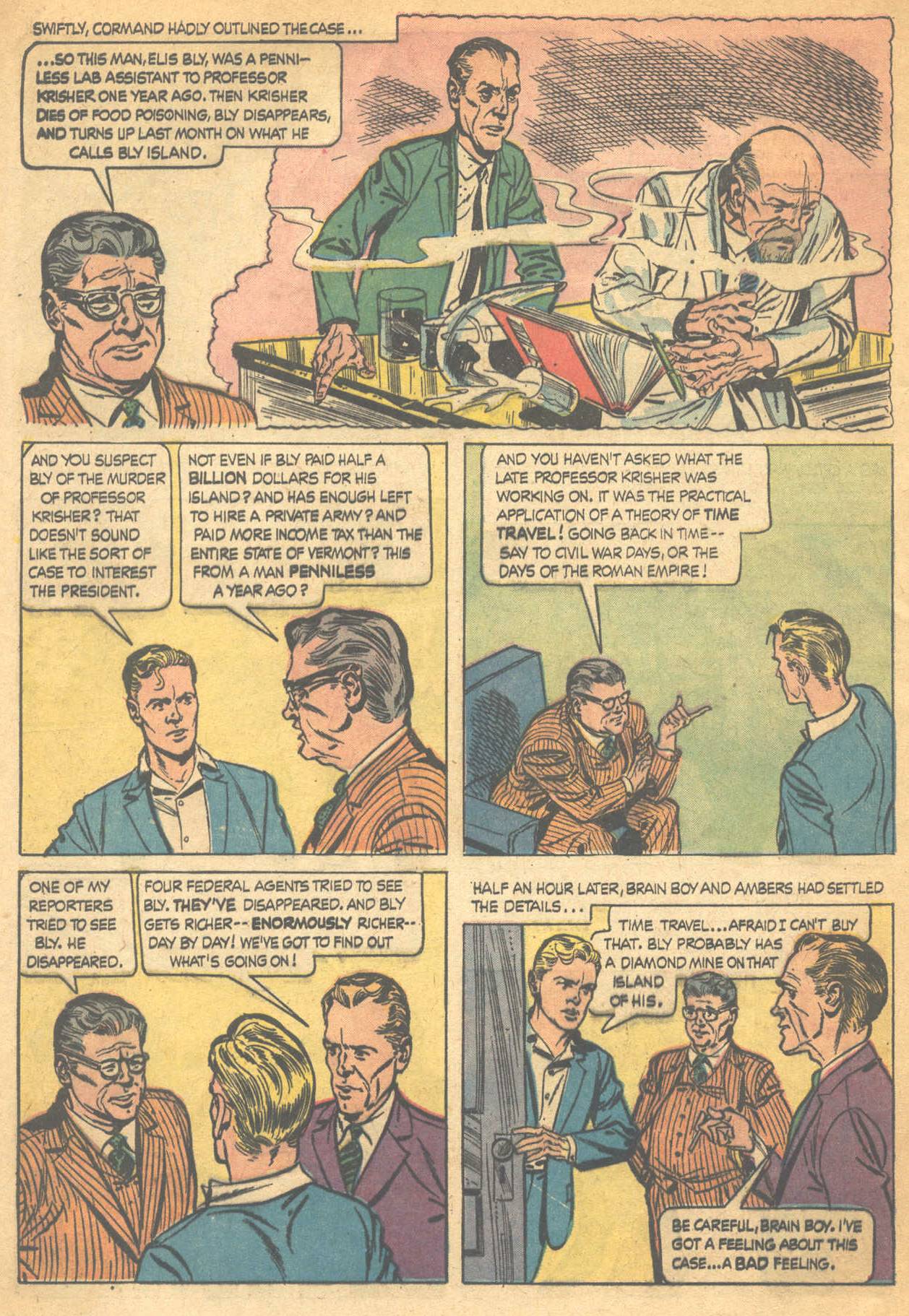 Read online Brain Boy (1962) comic -  Issue #4 - 8