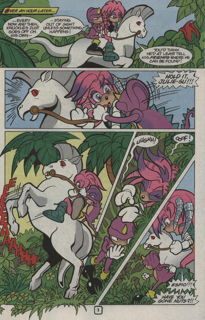 Read online Knuckles the Echidna comic -  Issue #30 - 25