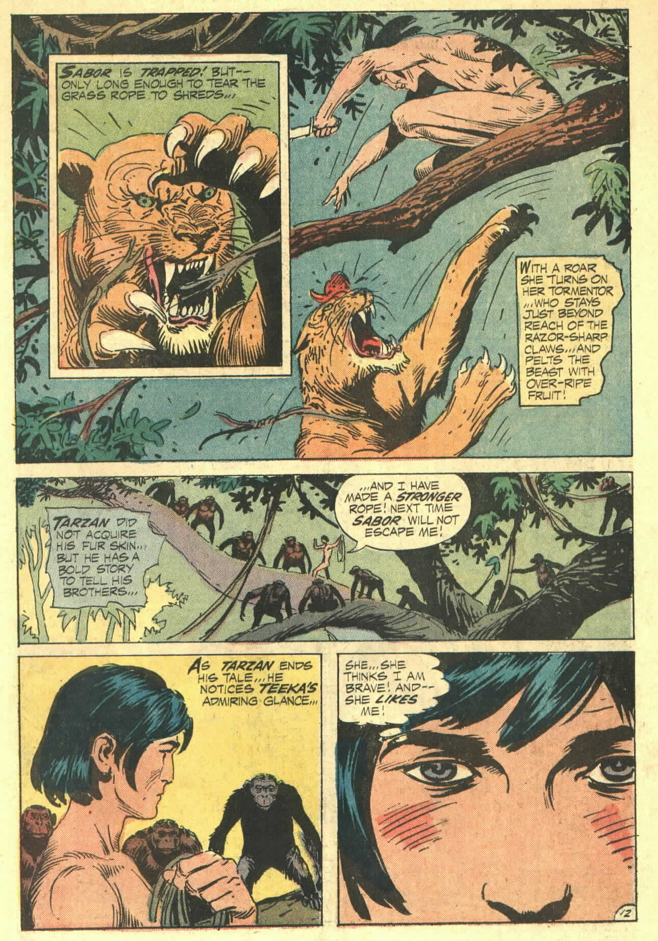 Read online Tarzan (1972) comic -  Issue #208 - 13