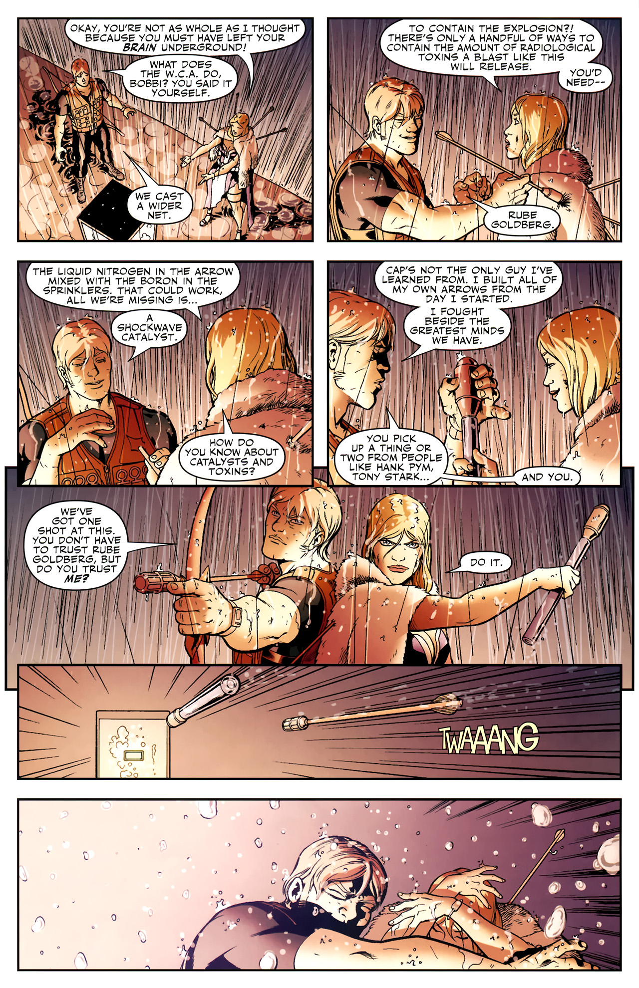 Read online New Avengers: The Reunion comic -  Issue #4 - 16