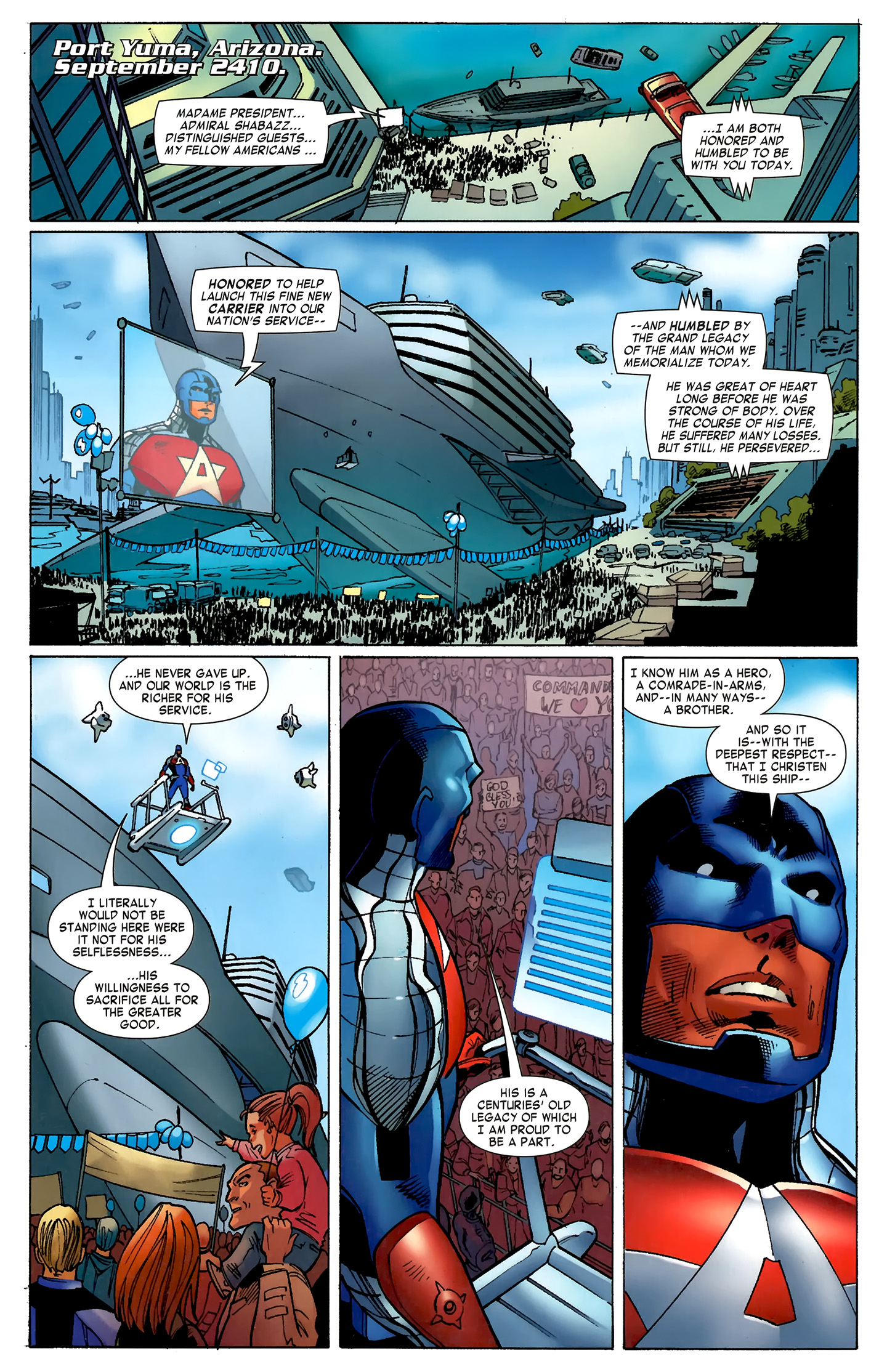 Read online Captain America Corps comic -  Issue #5 - 20