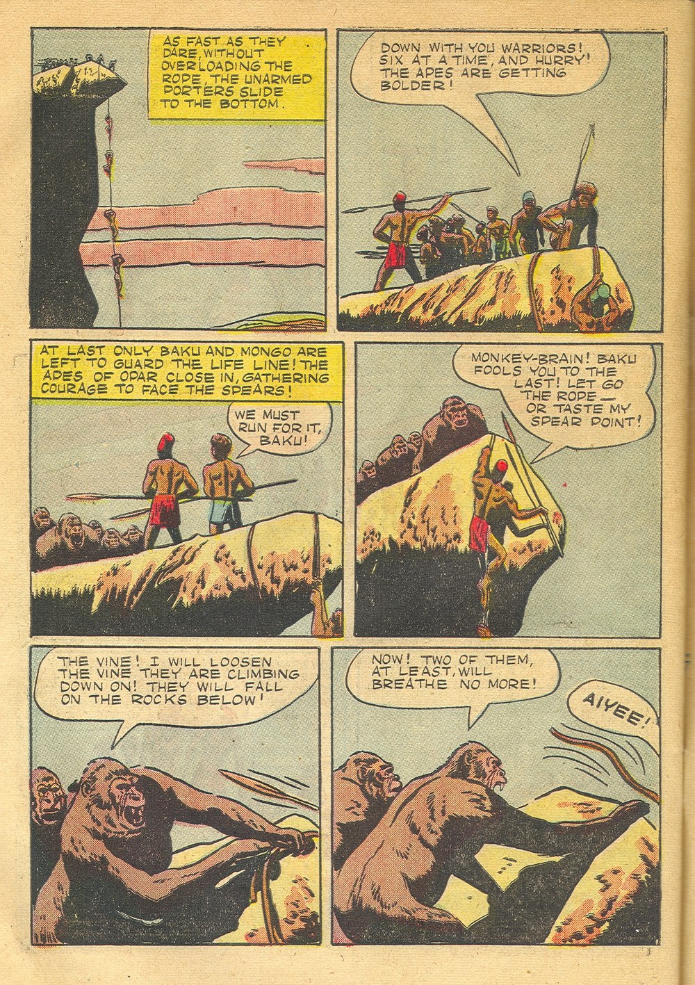 Read online Tarzan (1948) comic -  Issue #5 - 30