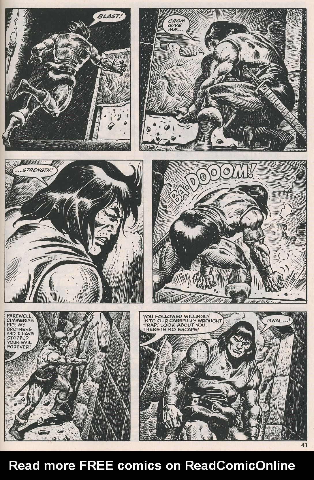 Read online The Savage Sword Of Conan comic -  Issue #116 - 41