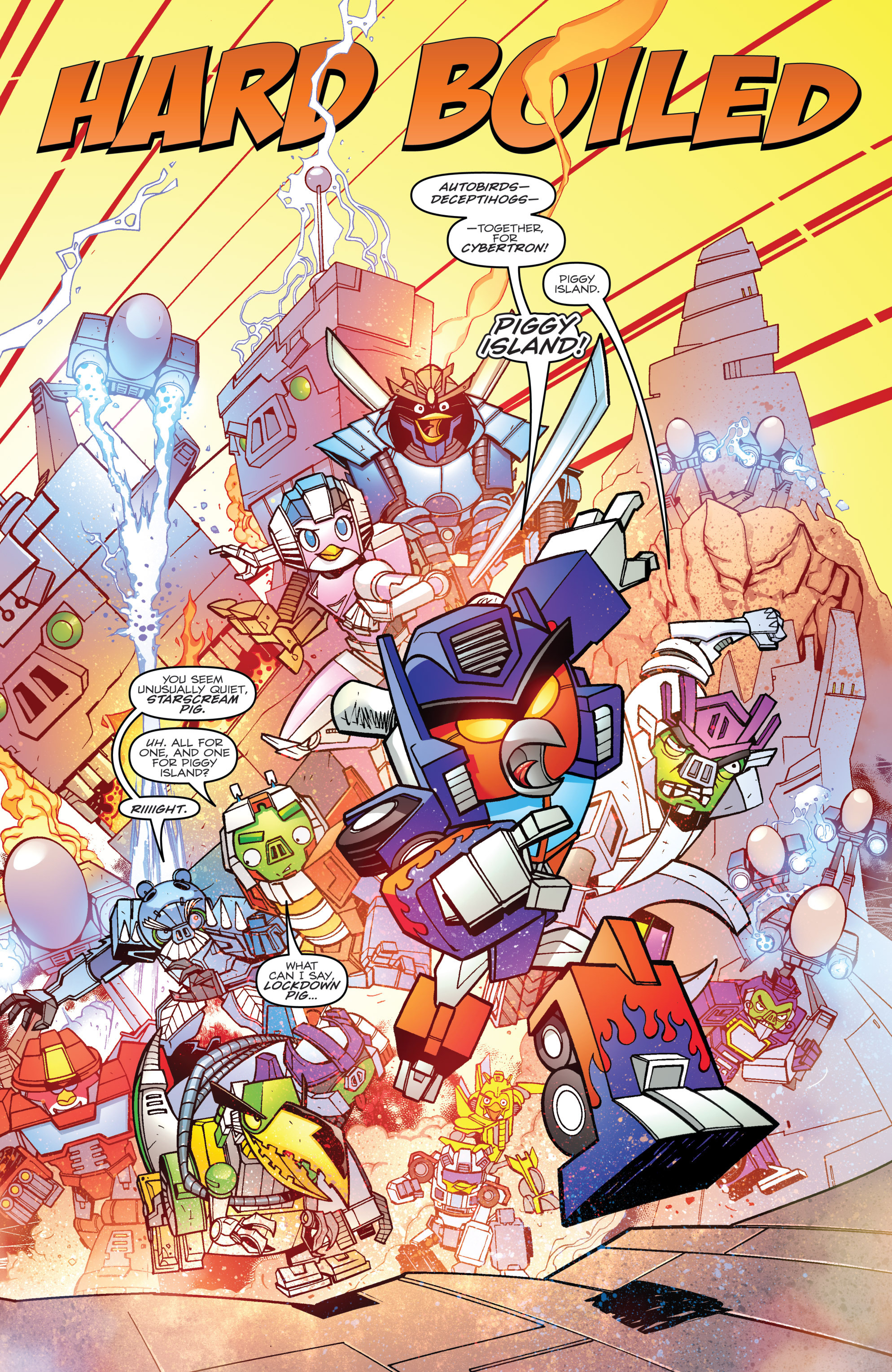 Read online Angry Birds Transformers comic -  Issue #4 - 6