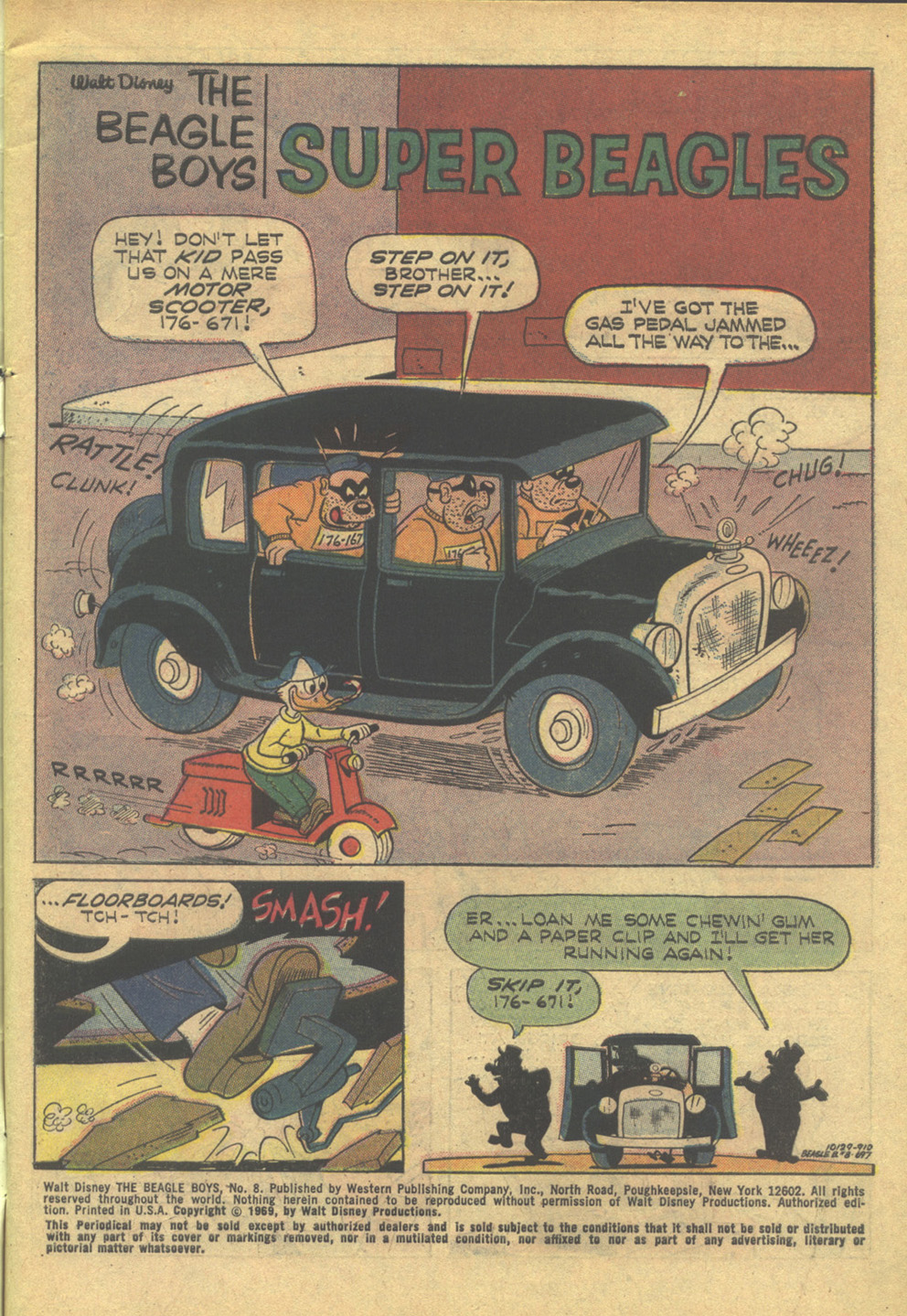 Read online Walt Disney THE BEAGLE BOYS comic -  Issue #8 - 3