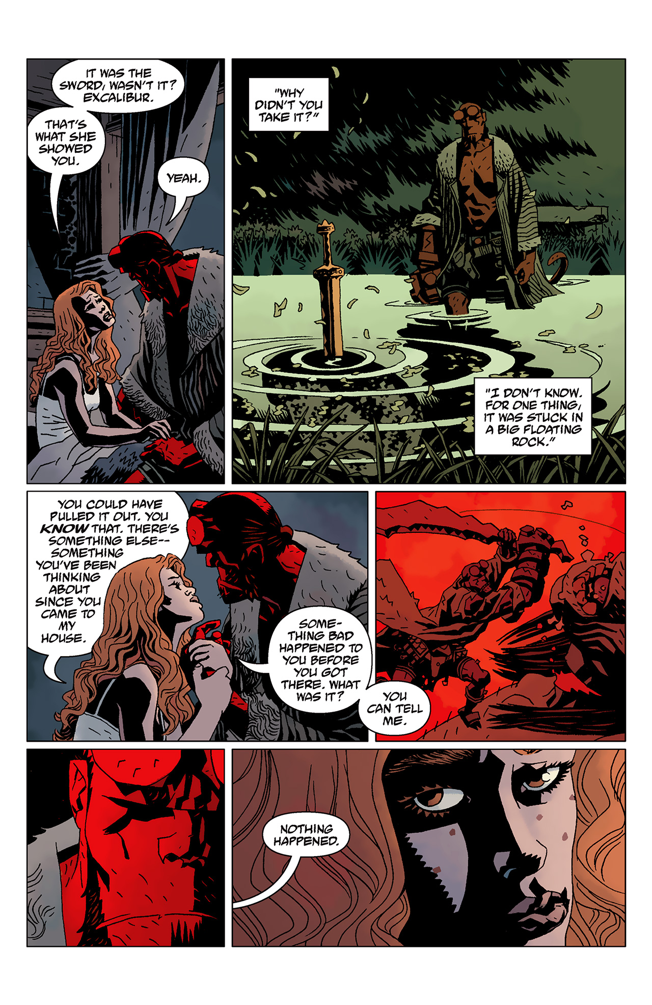 Read online Hellboy: The Wild Hunt comic -  Issue #7 - 7