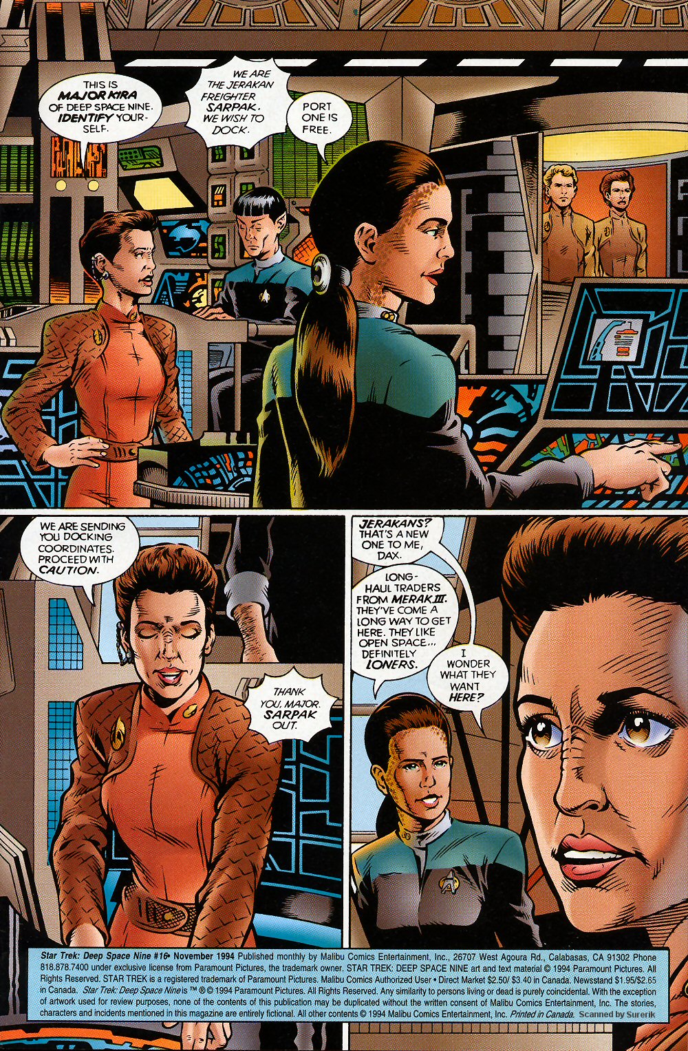 Read online Star Trek: Deep Space Nine (1993) comic -  Issue #16 - 2