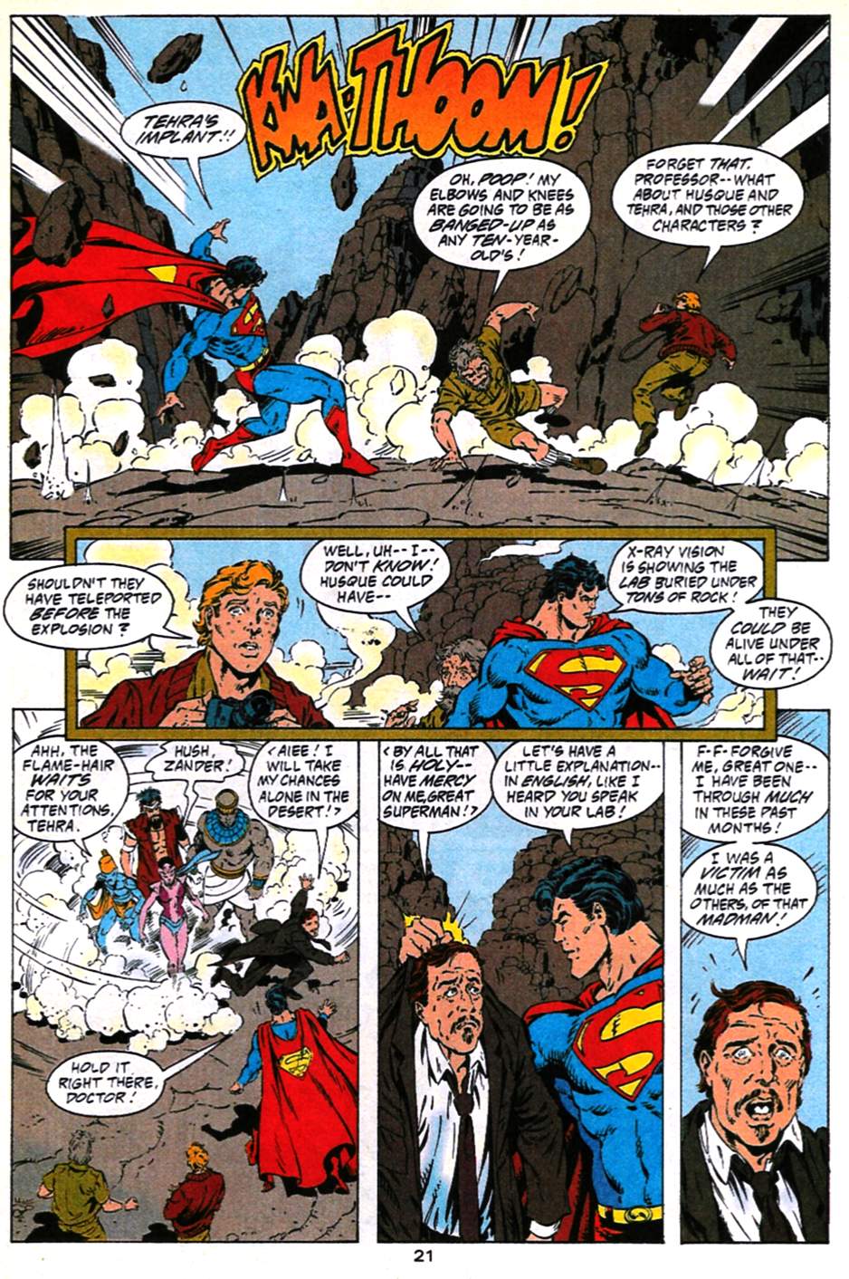 Read online Adventures of Superman (1987) comic -  Issue #490 - 22