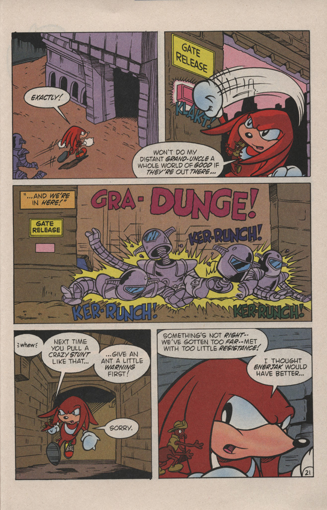 Read online Sonic's Friendly Nemesis, Knuckles comic -  Issue #2 - 29