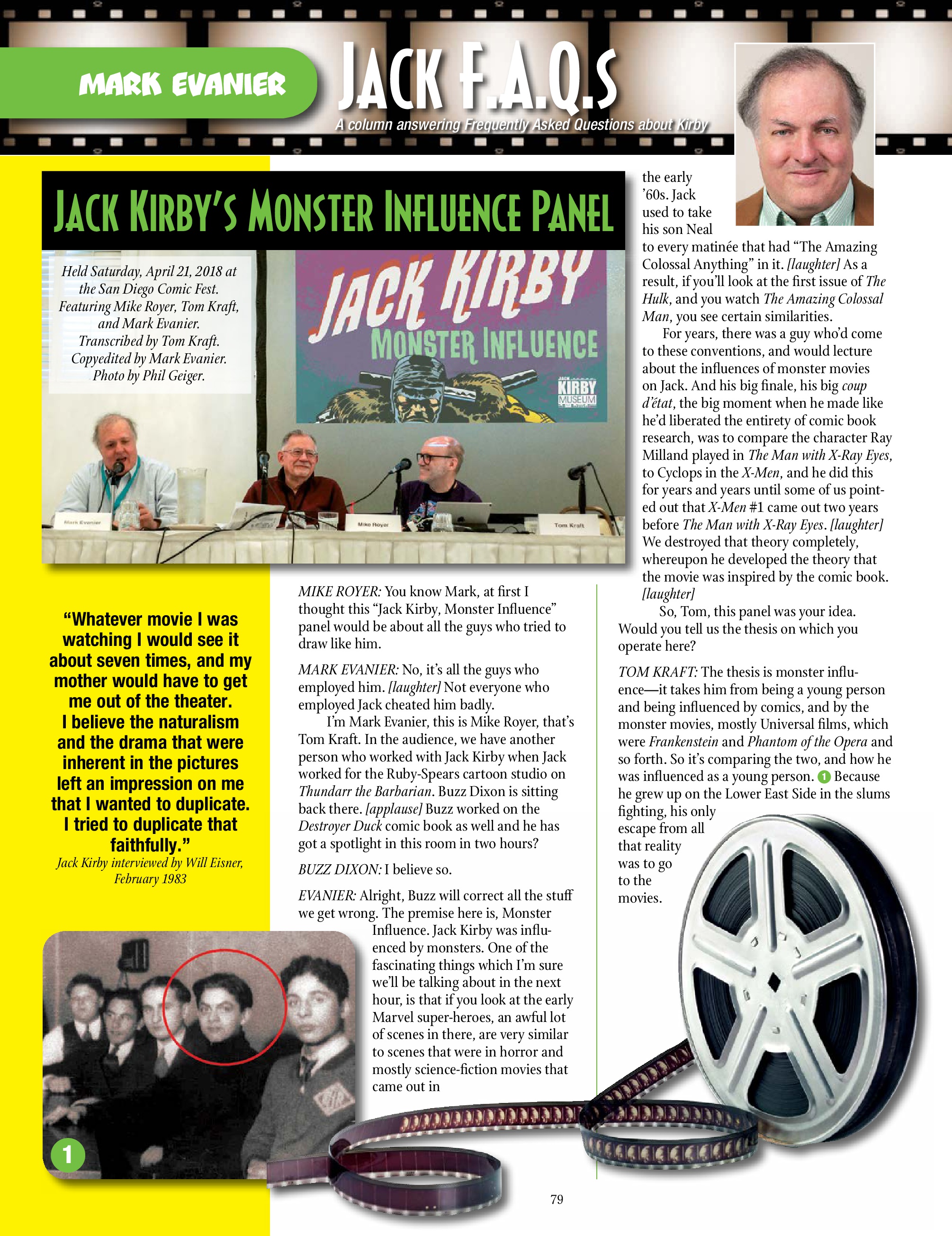 Read online The Jack Kirby Collector comic -  Issue #77 - 81