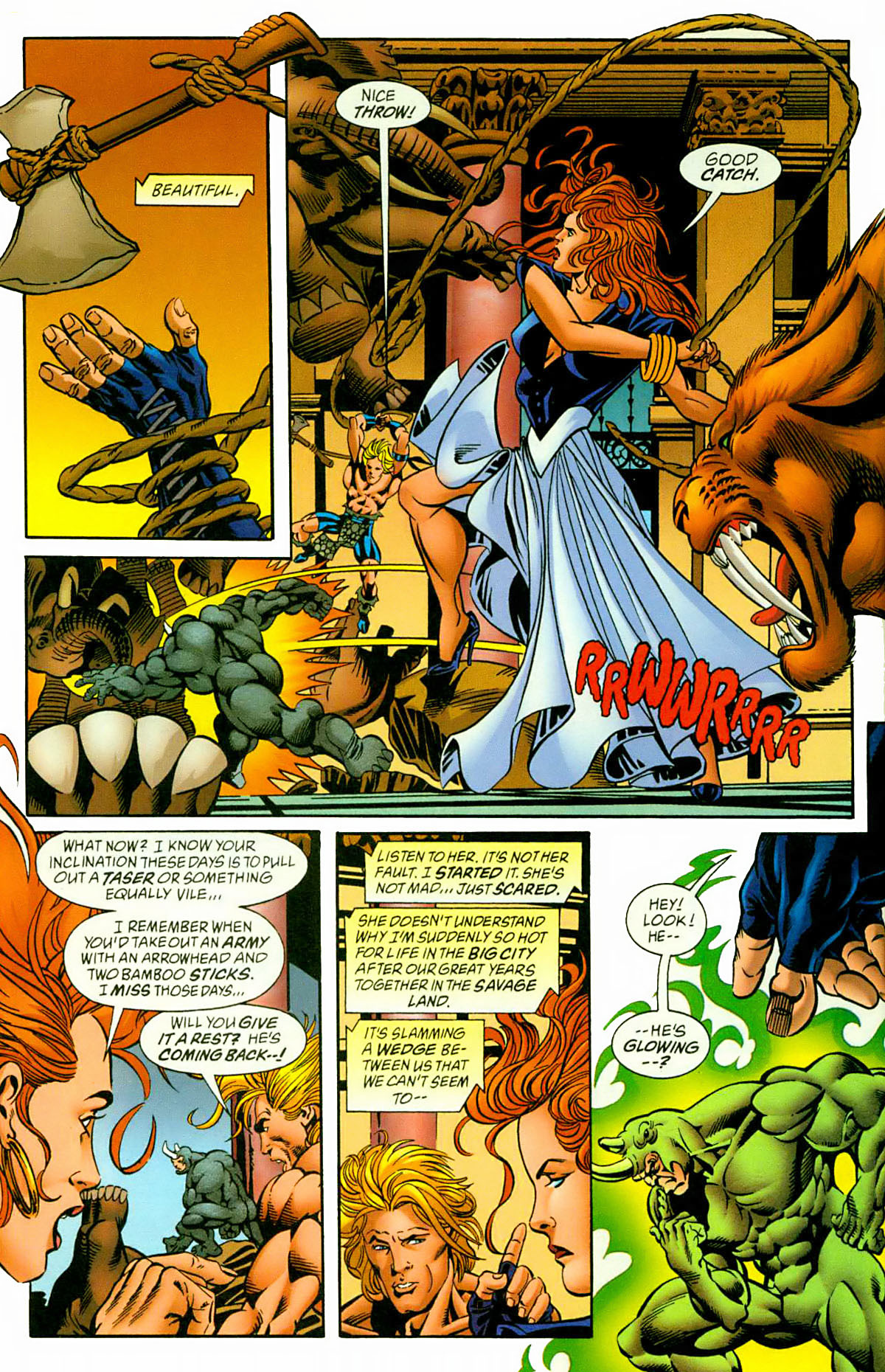 Read online Ka-Zar (1997) comic -  Issue #6 - 7