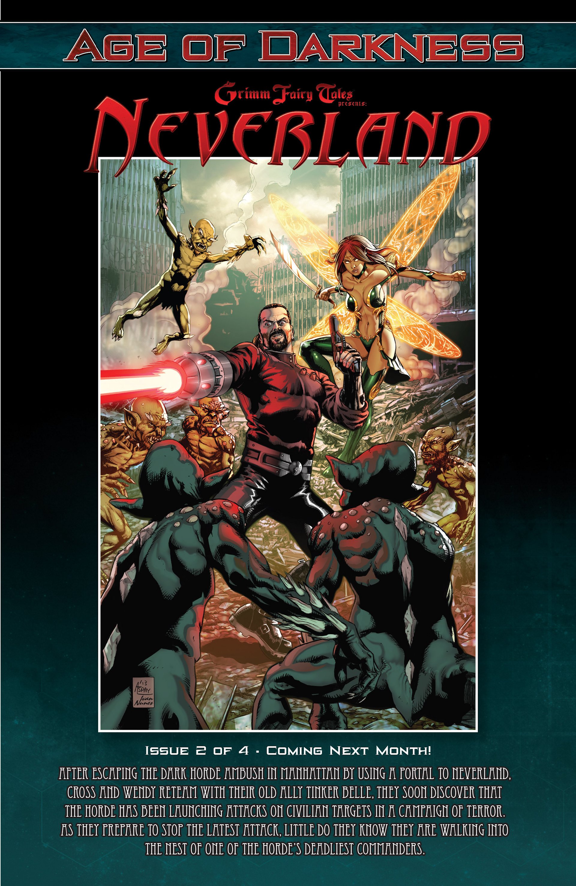 Read online Grimm Fairy Tales presents Neverland: Age of Darkness comic -  Issue #1 - 25