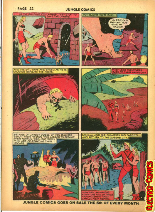 Read online Jungle Comics comic -  Issue #12 - 25
