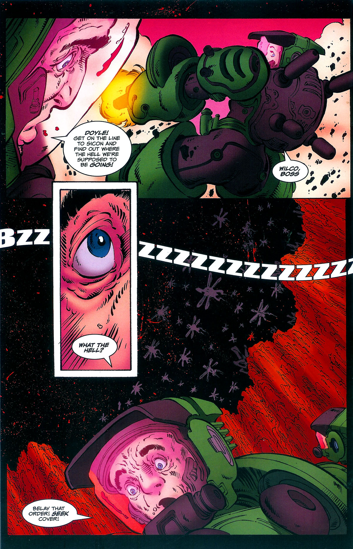 Read online Starship Troopers: Damaged Justice comic -  Issue #1 - 22