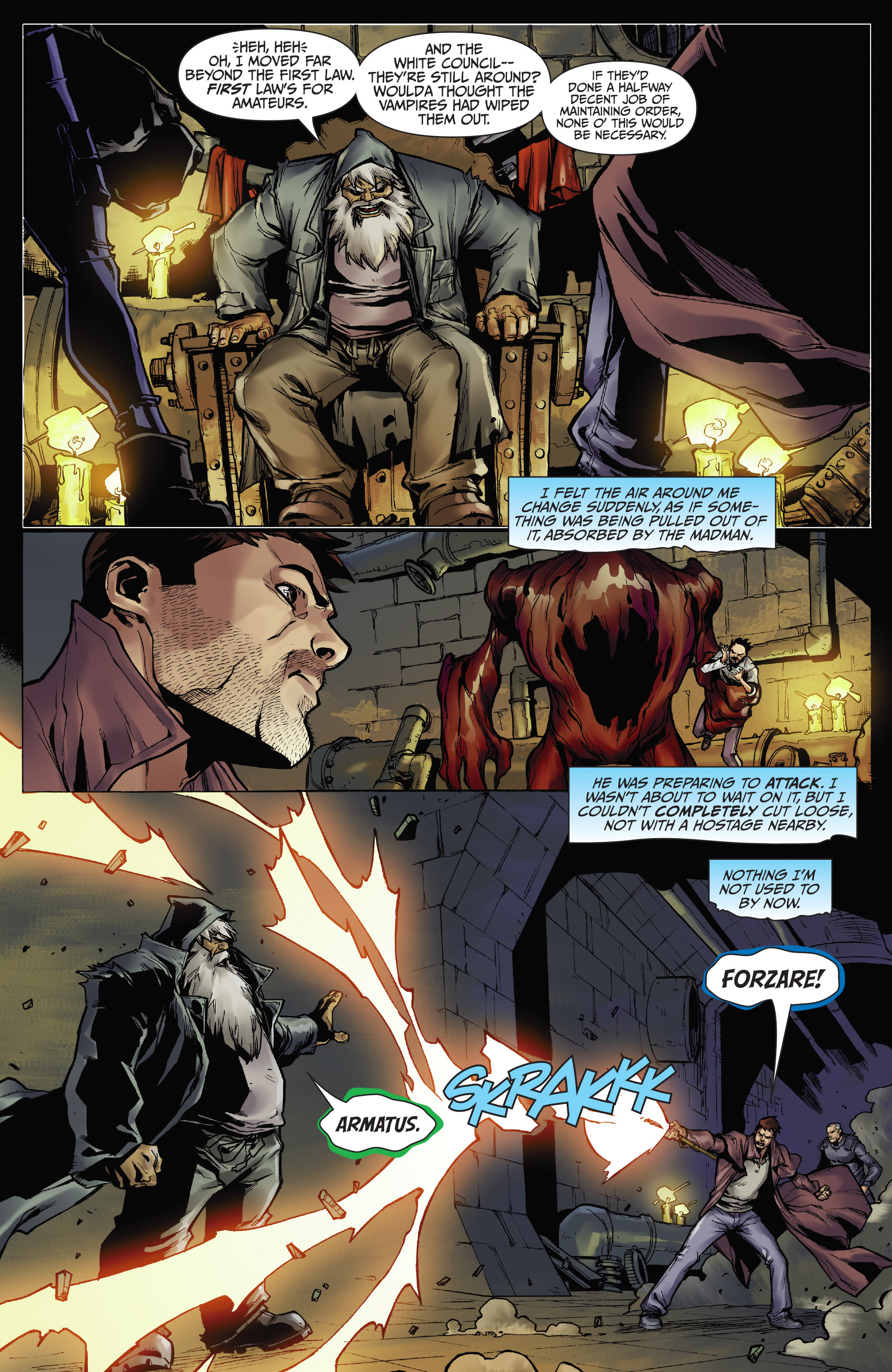 Read online Jim Butcher's The Dresden Files: Down Town comic -  Issue # _TPB - 98