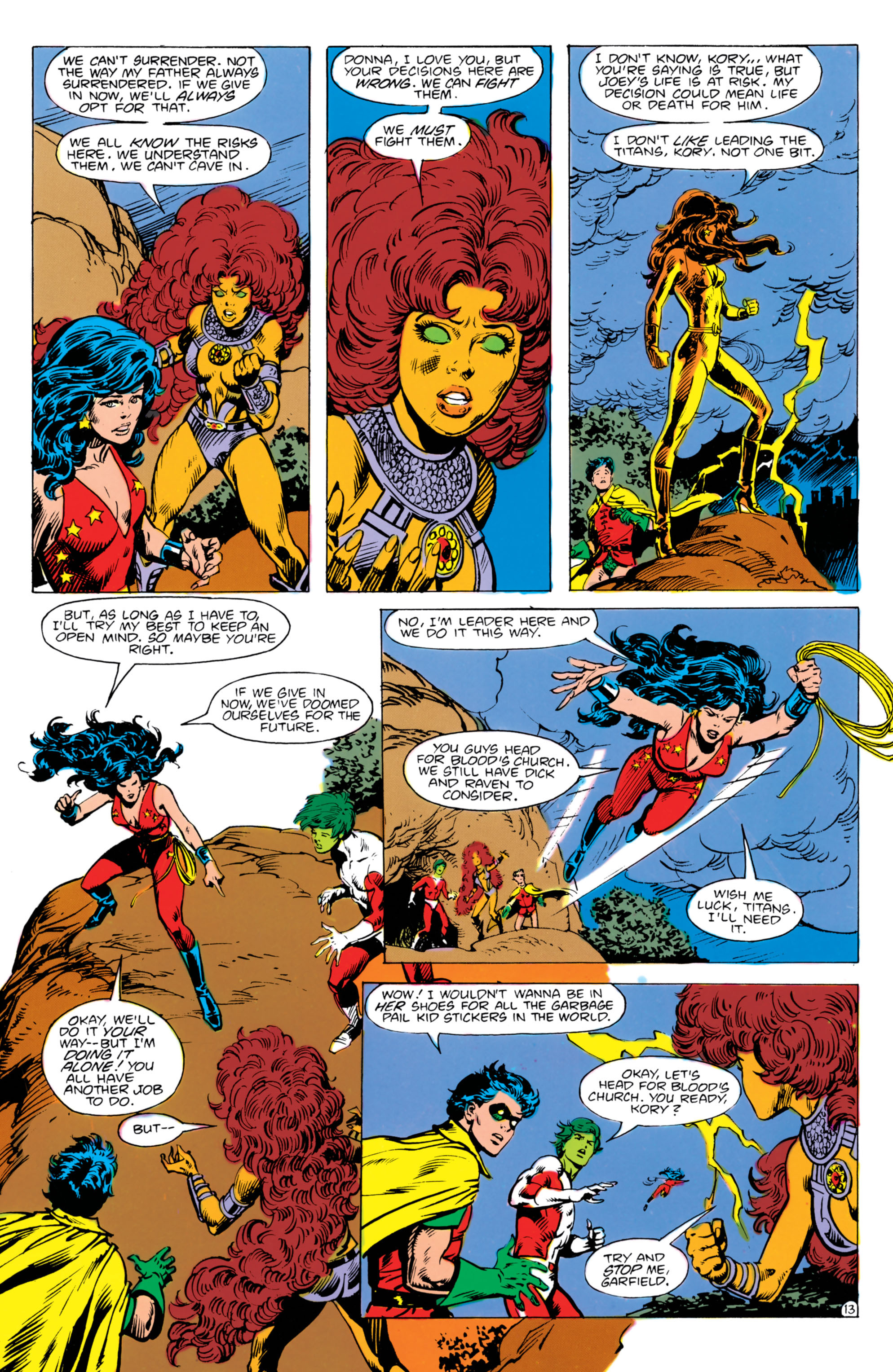 Read online The New Teen Titans (1984) comic -  Issue #27 - 14