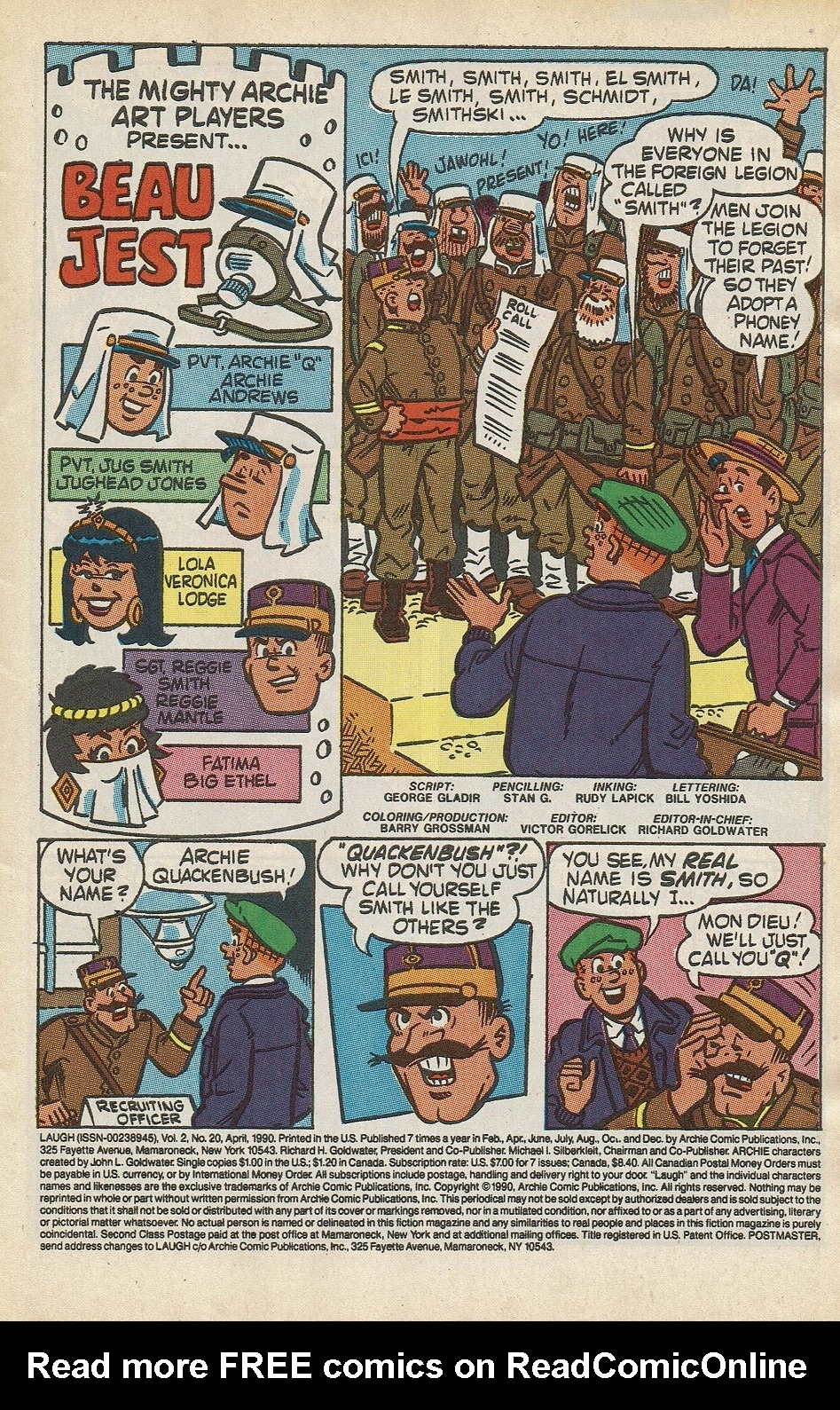 Read online Laugh comic -  Issue #20 - 3