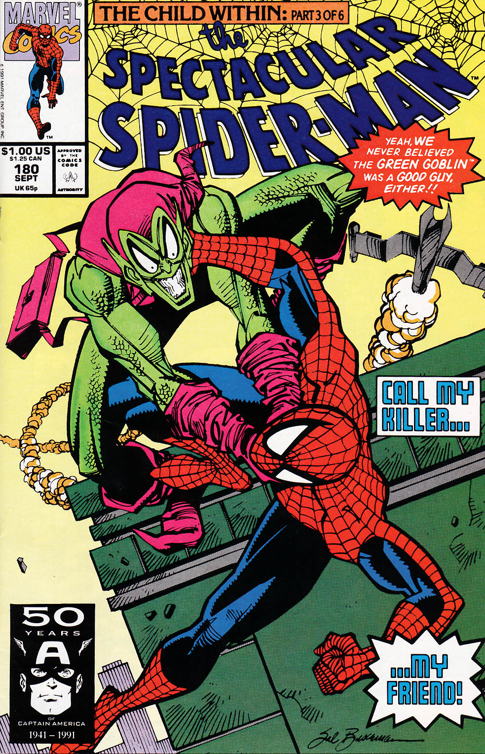 Read online The Spectacular Spider-Man (1976) comic -  Issue #180 - 1