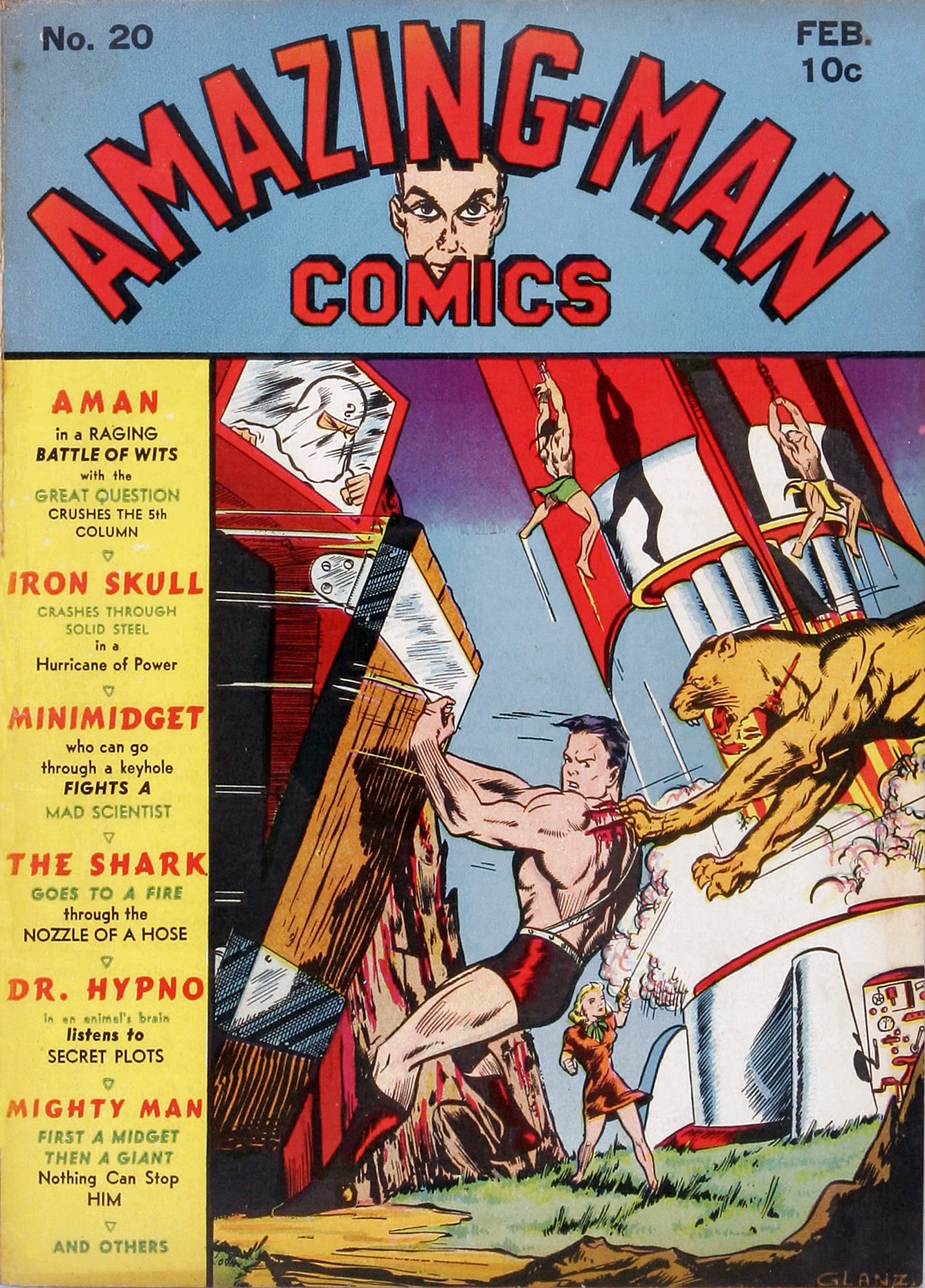 Read online Amazing Man Comics comic -  Issue #20 - 2