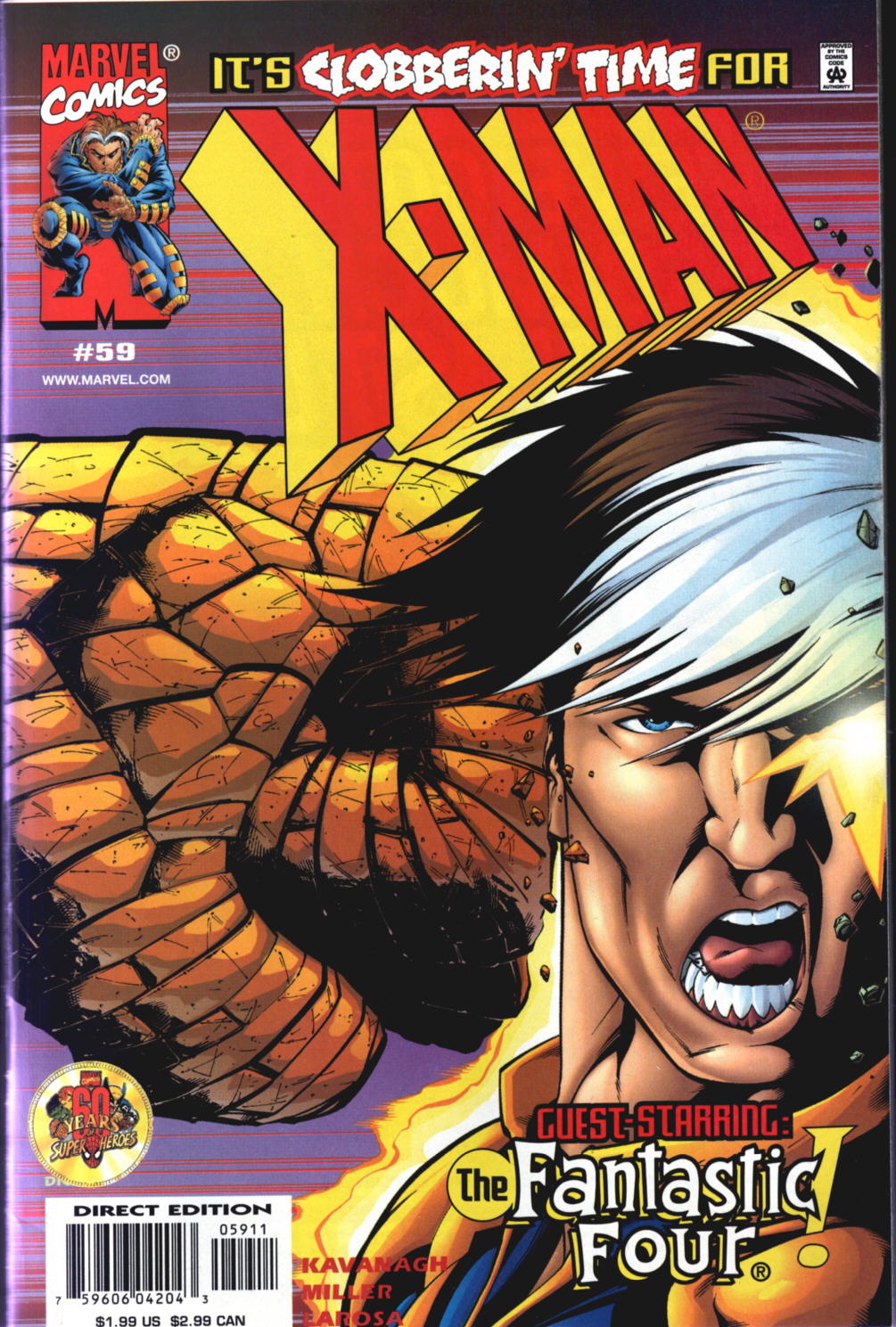 Read online X-Man comic -  Issue #59 - 1
