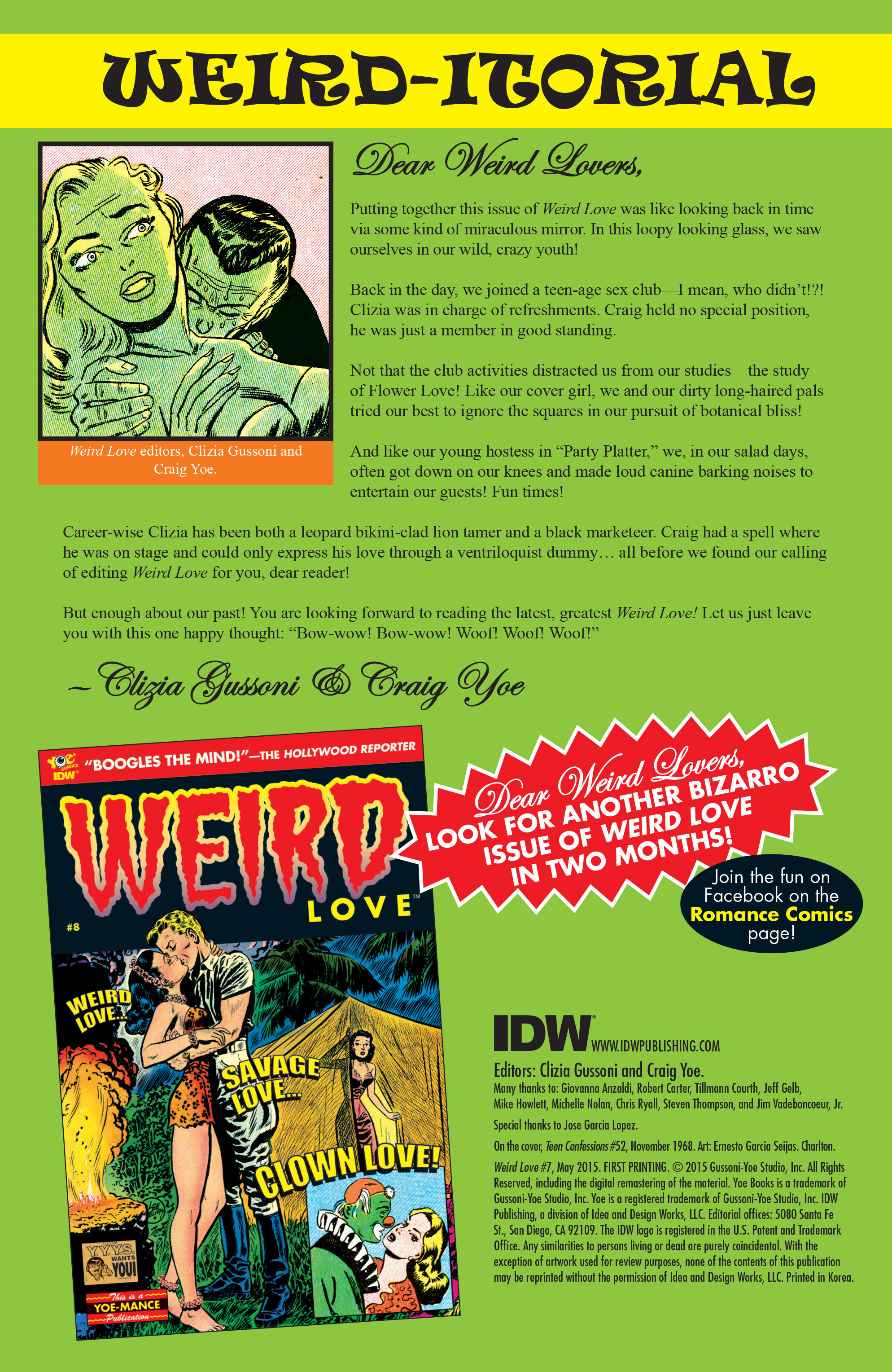 Read online Weird Love comic -  Issue #7 - 2
