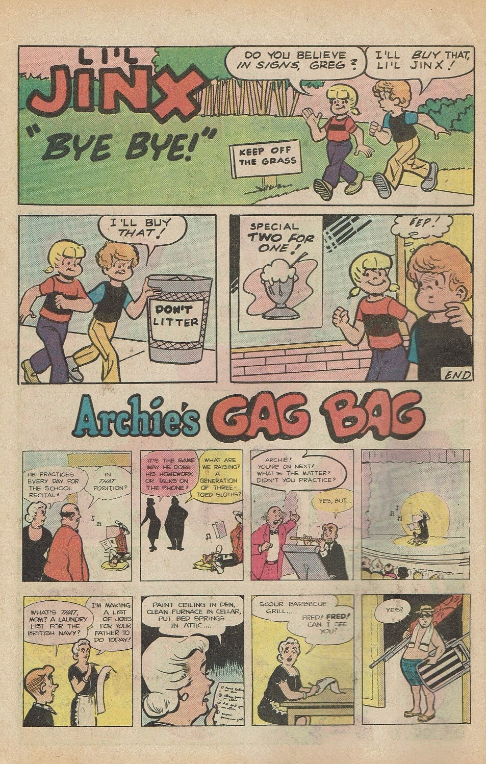 Read online Archie's Joke Book Magazine comic -  Issue #225 - 10