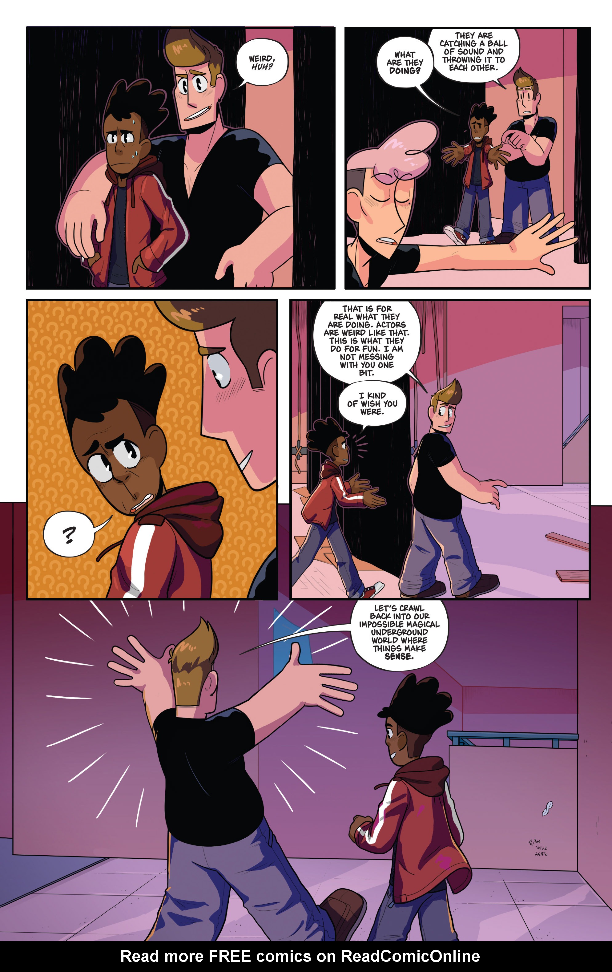 Read online The Backstagers comic -  Issue #5 - 4