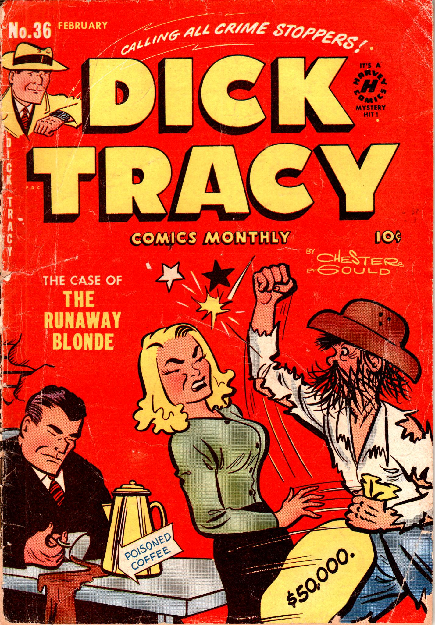 Read online Dick Tracy comic -  Issue #36 - 1