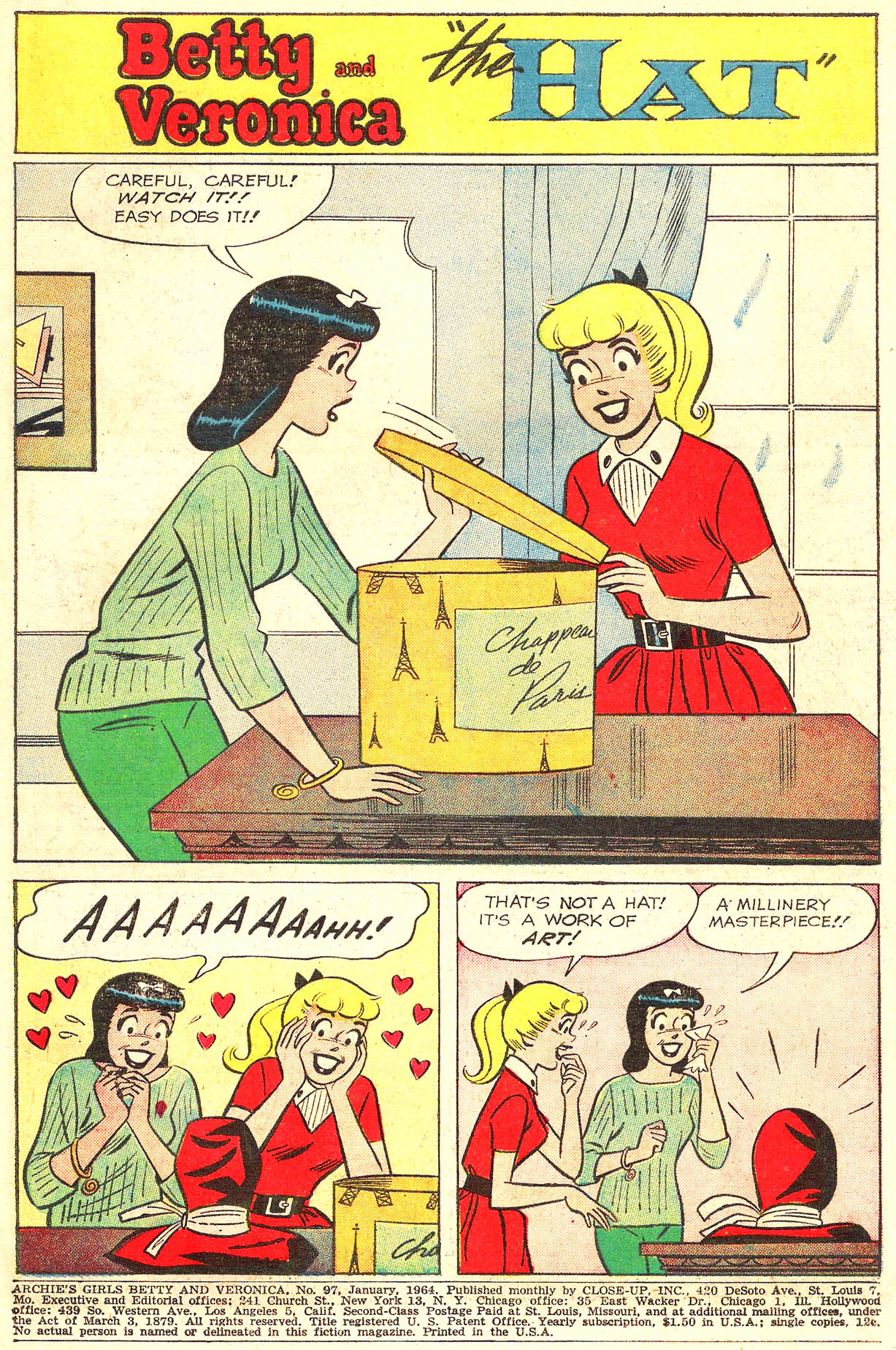 Read online Archie's Girls Betty and Veronica comic -  Issue #97 - 3