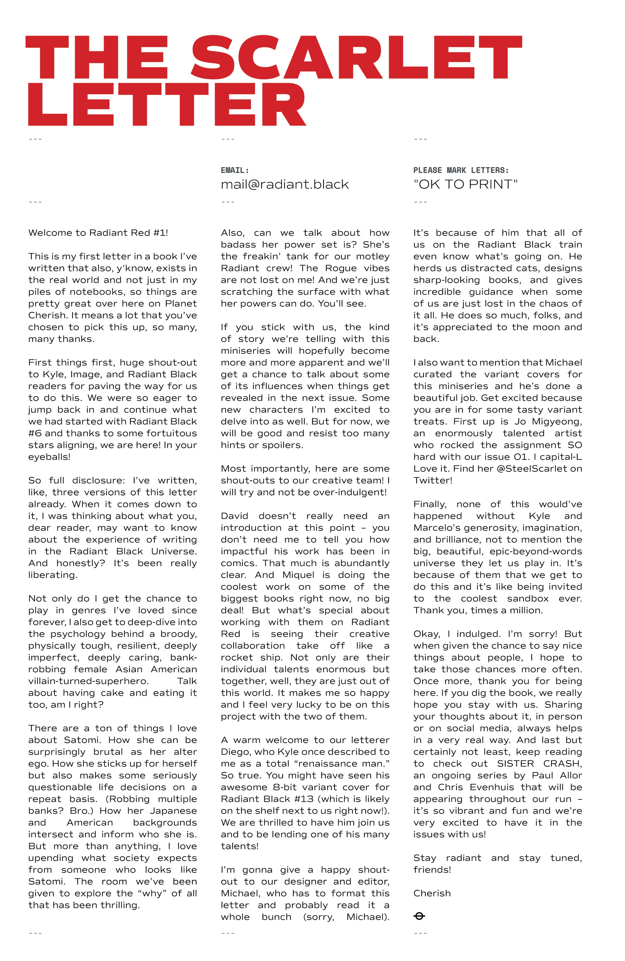 Read online Radiant Red comic -  Issue #1 - 25