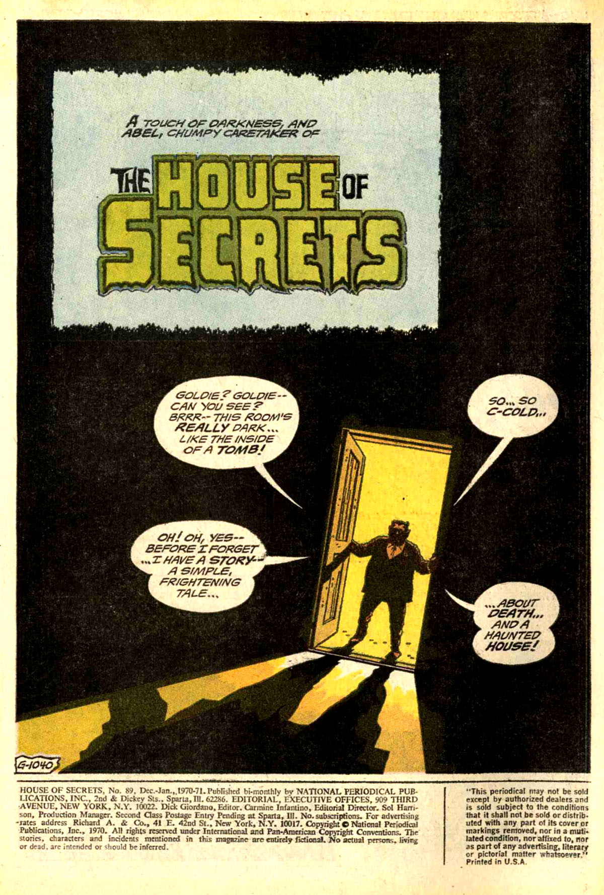 Read online House of Secrets (1956) comic -  Issue #89 - 3