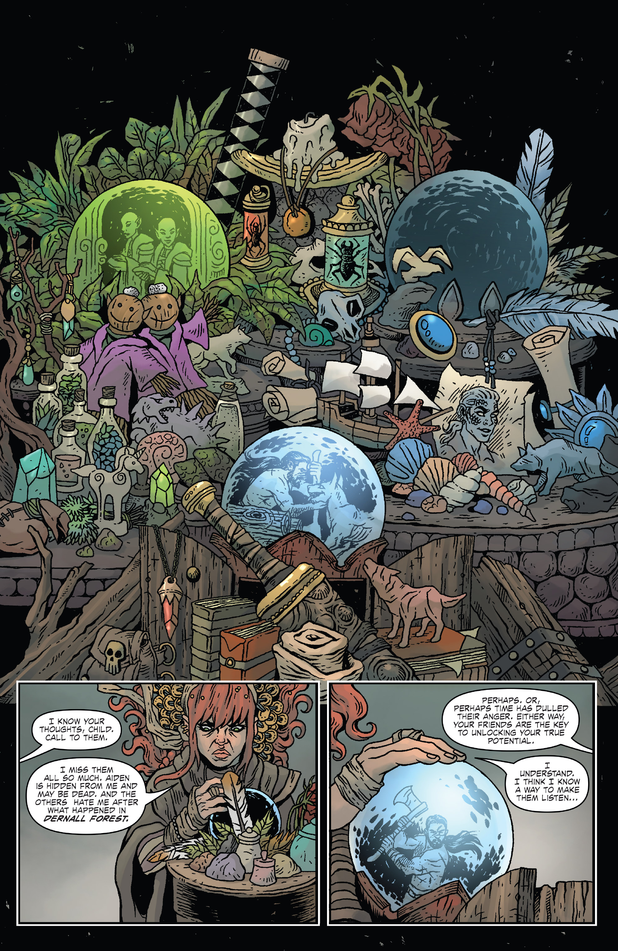Read online Dungeon & Dragons: A Darkened Wish comic -  Issue #4 - 6
