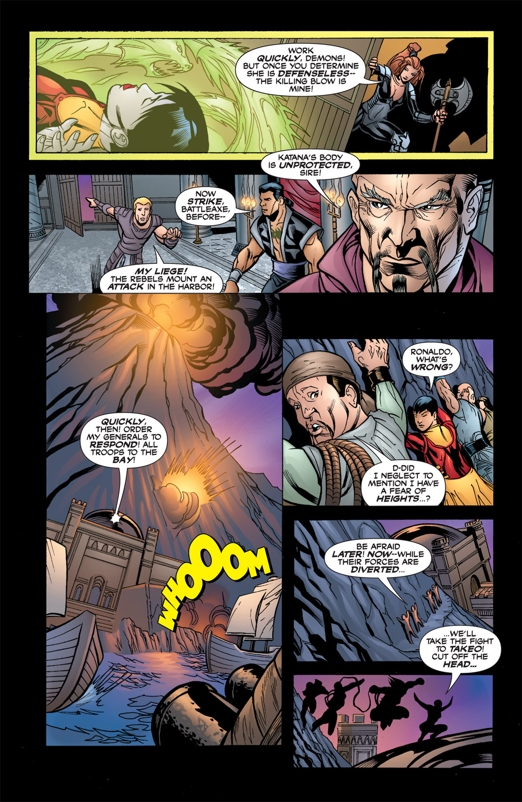 Read online Outsiders: Five of a Kind comic -  Issue # Issue Katana-Shazam - 18