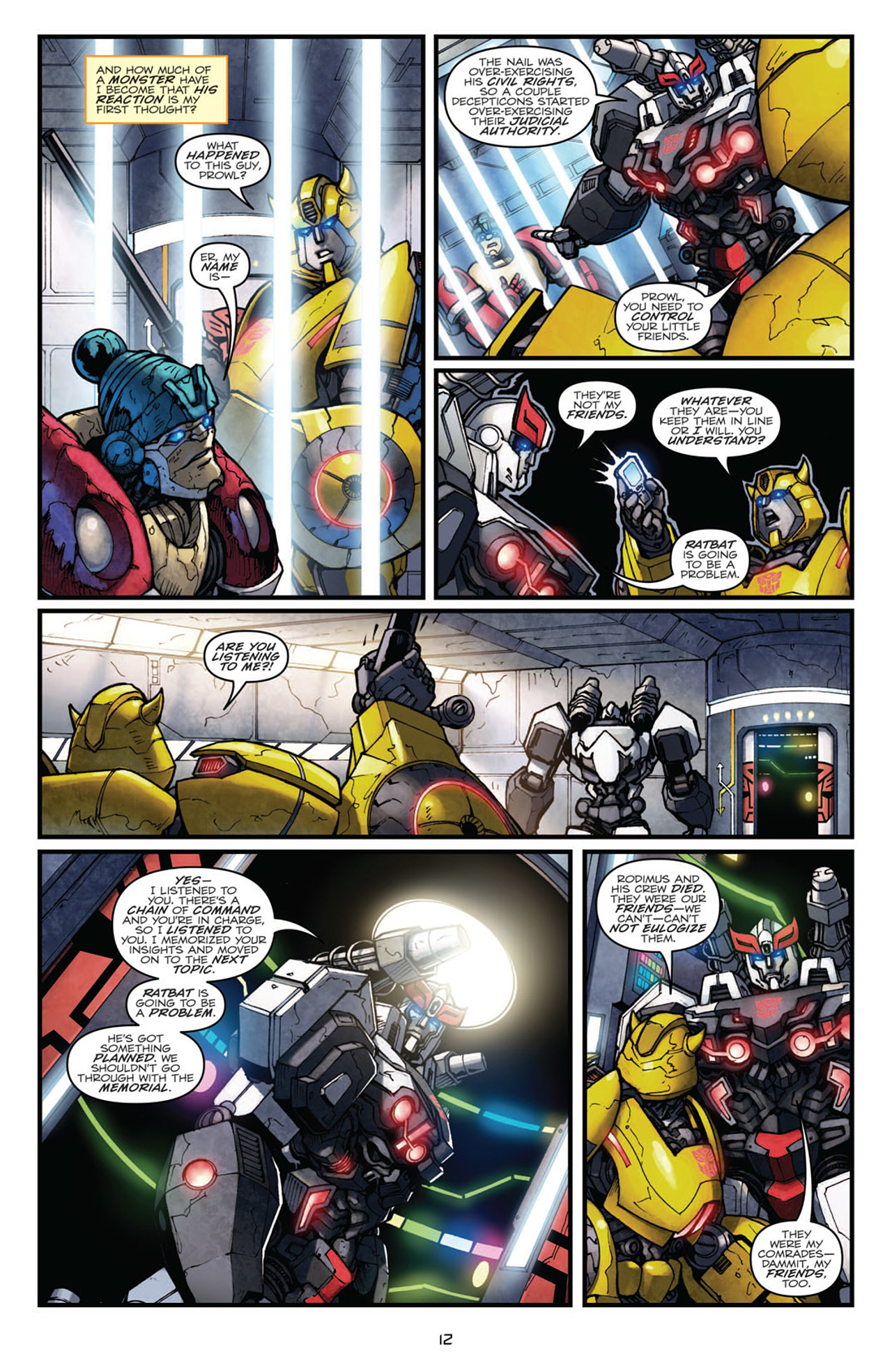 Read online Transformers: Robots In Disguise (2012) comic -  Issue #1 - 19