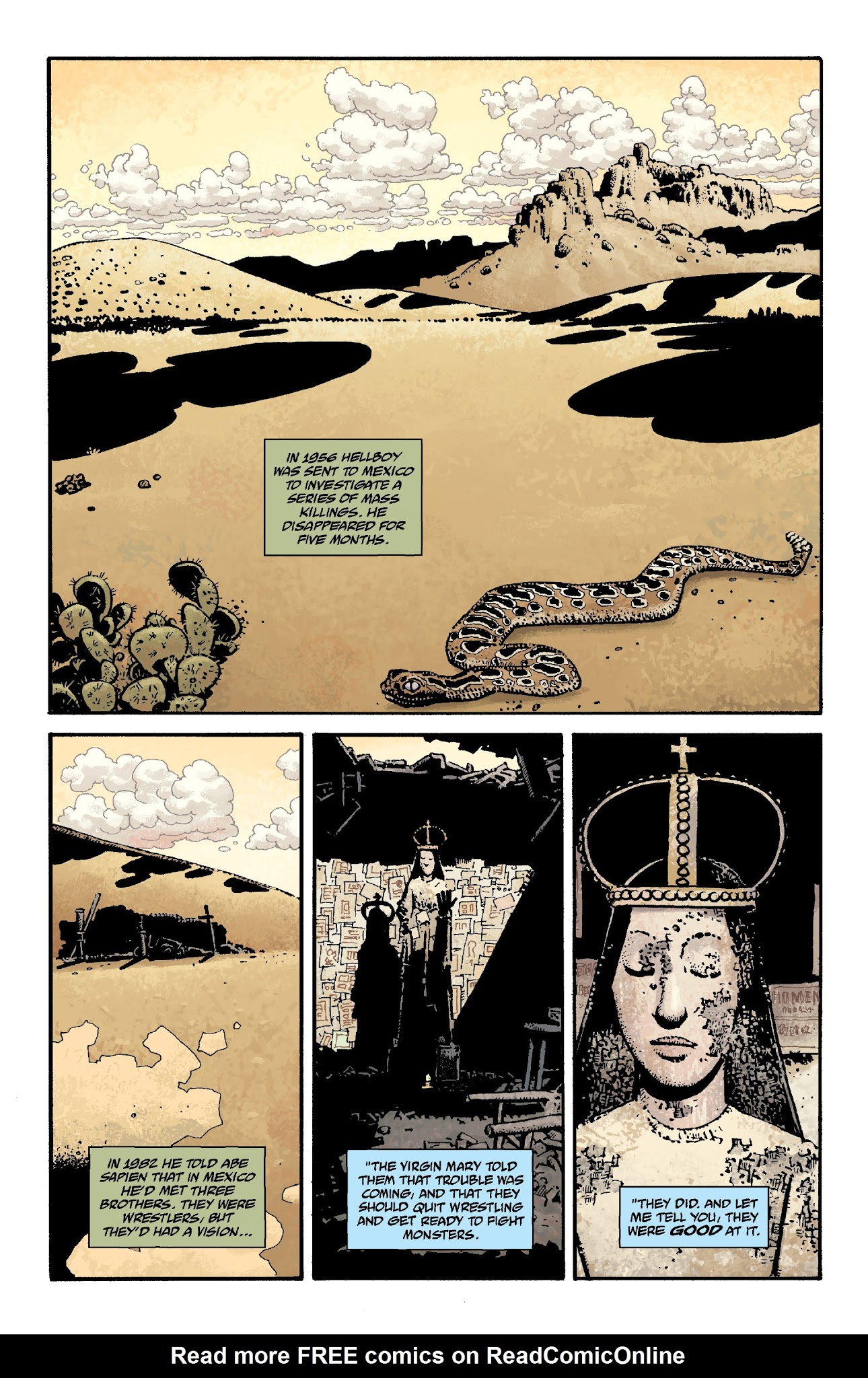 Read online Hellboy In Mexico comic -  Issue # TPB - 85