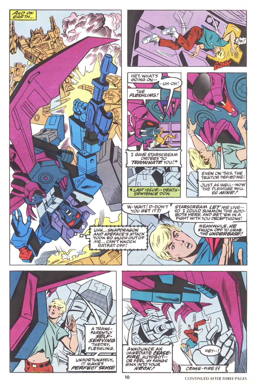 Read online The Transformers (UK) comic -  Issue #208 - 10