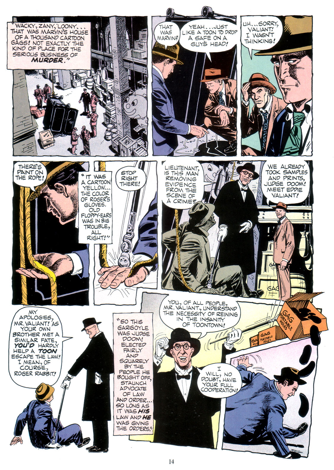 Read online Marvel Graphic Novel comic -  Issue #41 - Who Framed Roger Rabbit - 16