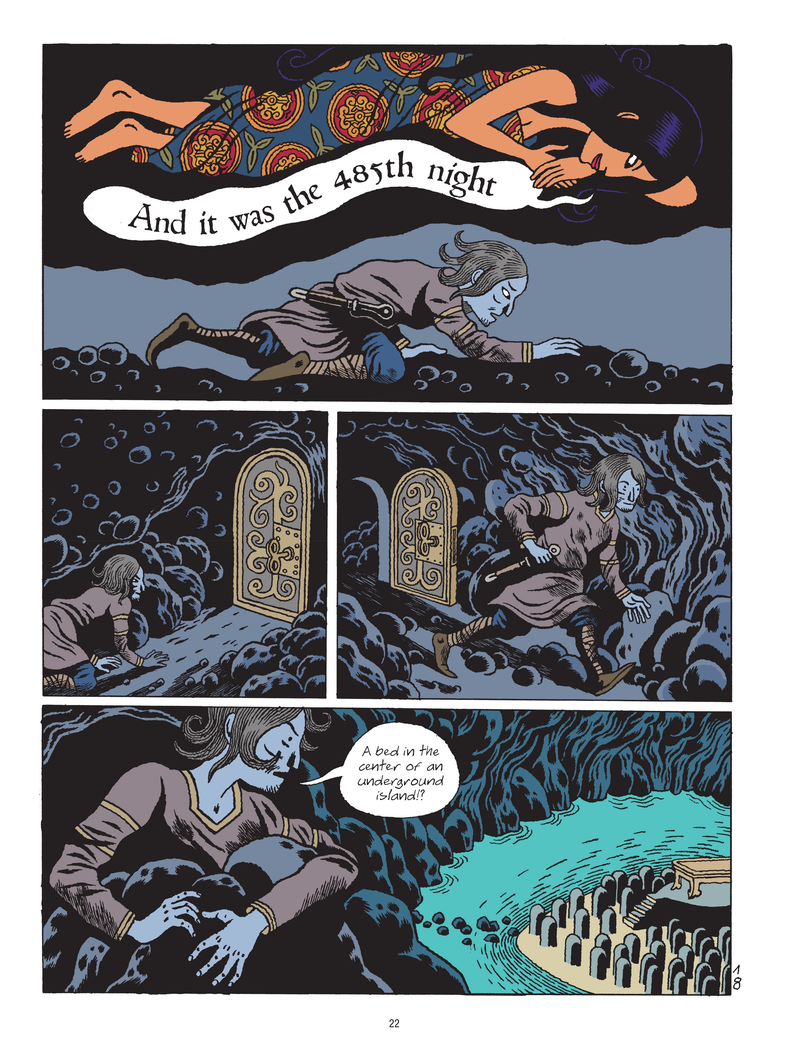 Read online A Tale of a Thousand and One Nights: HASIB & the Queen of Serpents comic -  Issue # TPB - 22