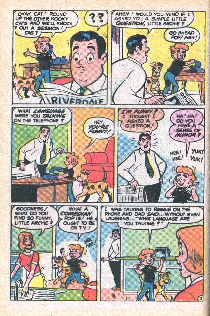 Read online Little Archie Comics Digest Magazine comic -  Issue #21 - 68